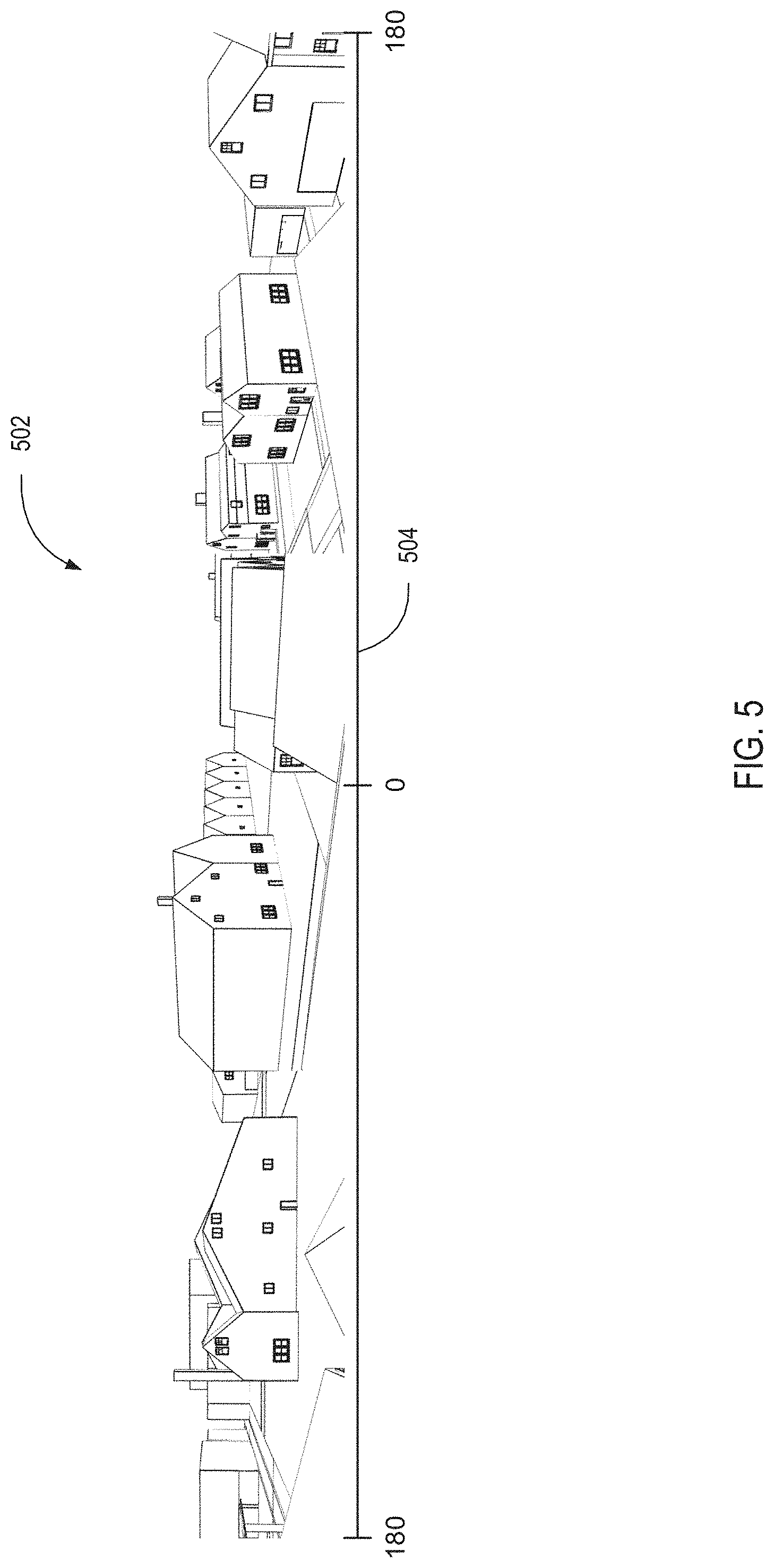 Patent US11783544 Figure 5 – Solar ray mapping via divergent beam modeling