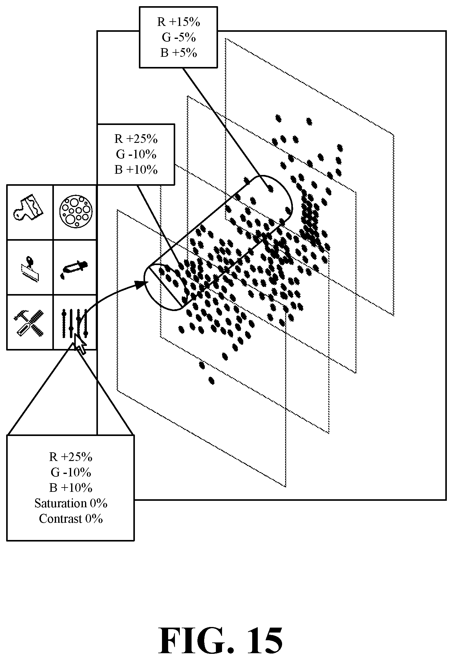 Patent US11783545 Figure 15 – Systems and methods for editing three-dimensional data and point clouds