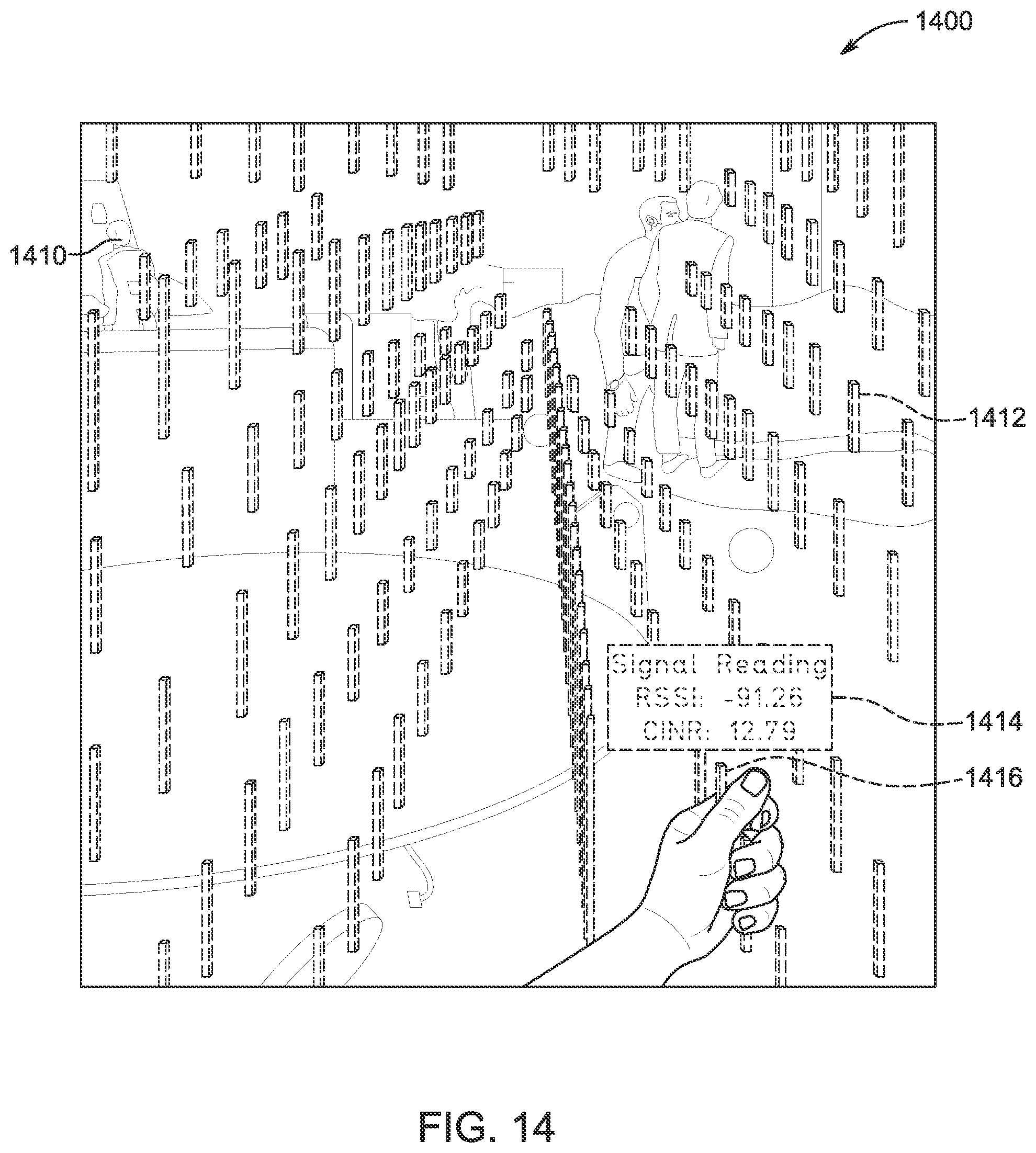 Patent US11783554 Figure 13 – Systems and methods for collecting, locating and visualizing sensor signals in extended reality