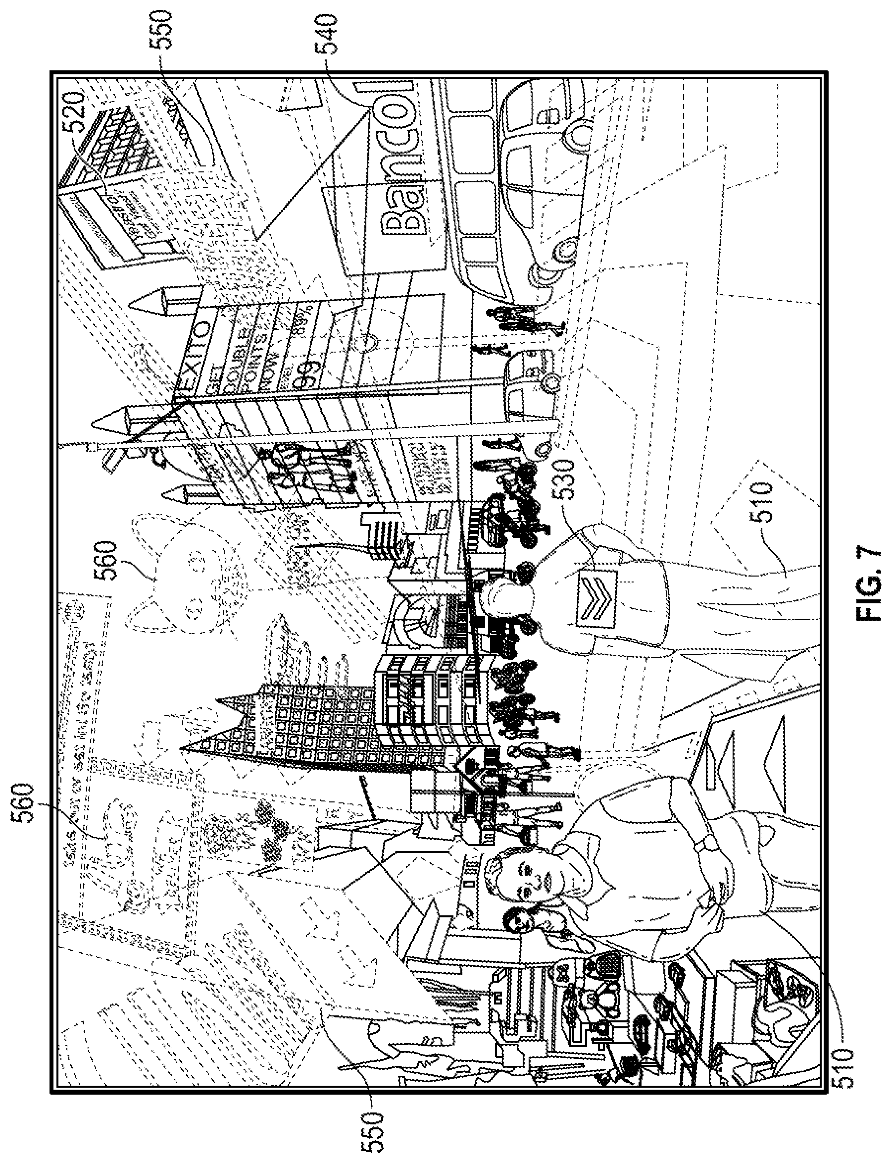 Patent US11783555 Figure 8 – System and method for transferring content from one virtual environment to another