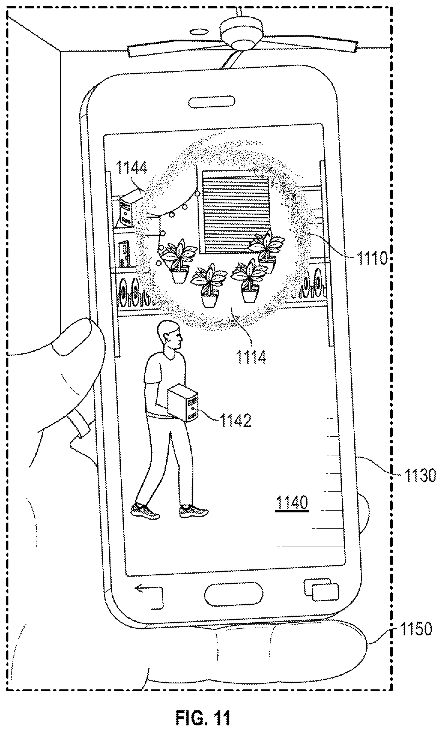 Patent US11783555 Figure 13 – System and method for transferring content from one virtual environment to another