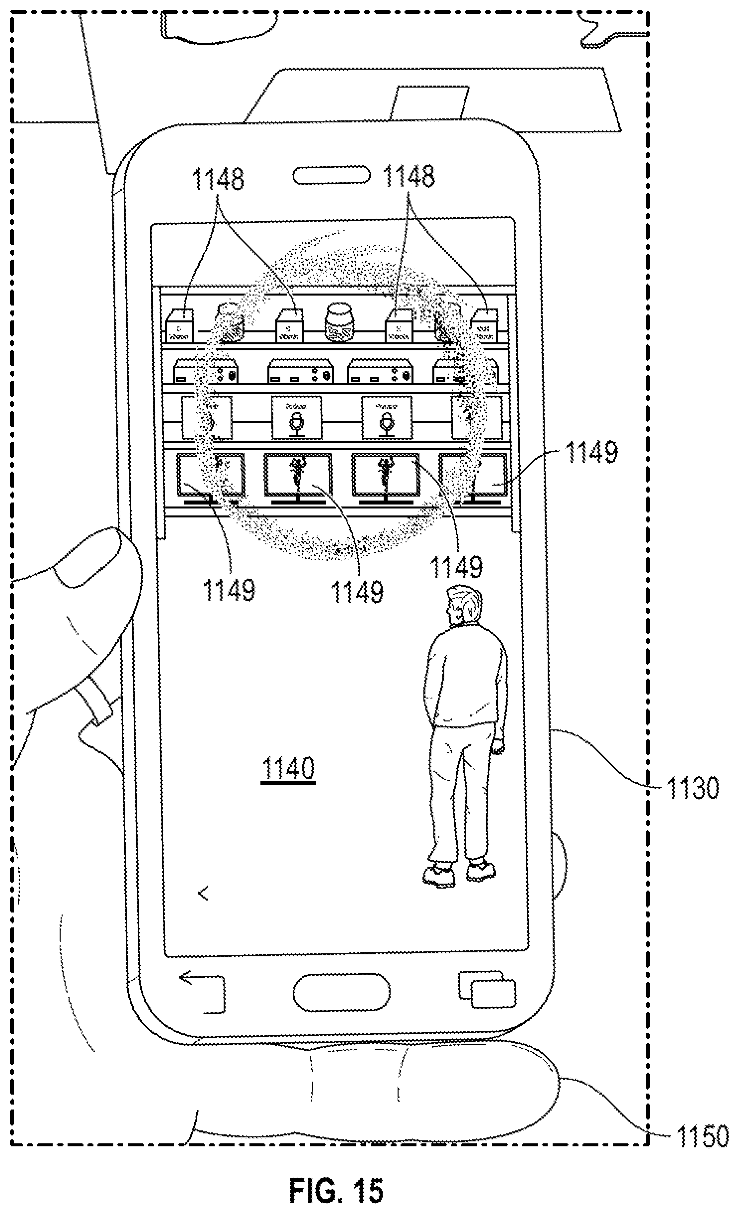 Patent US11783555 Figure 18 – System and method for transferring content from one virtual environment to another