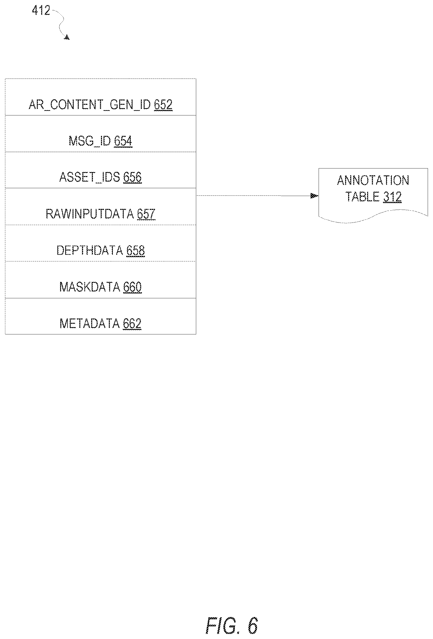 Patent US11783556 Figure 6 – Augmented reality content generators including 3D data in a messaging system