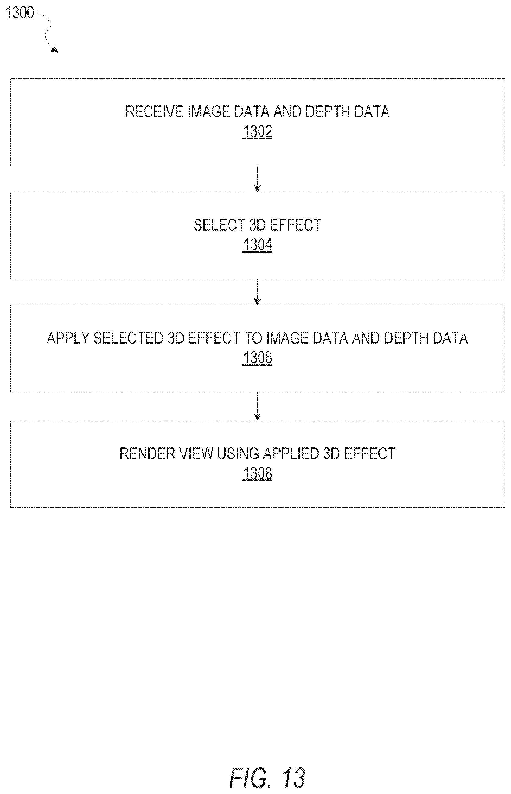 Patent US11783556 Figure 13 – Augmented reality content generators including 3D data in a messaging system