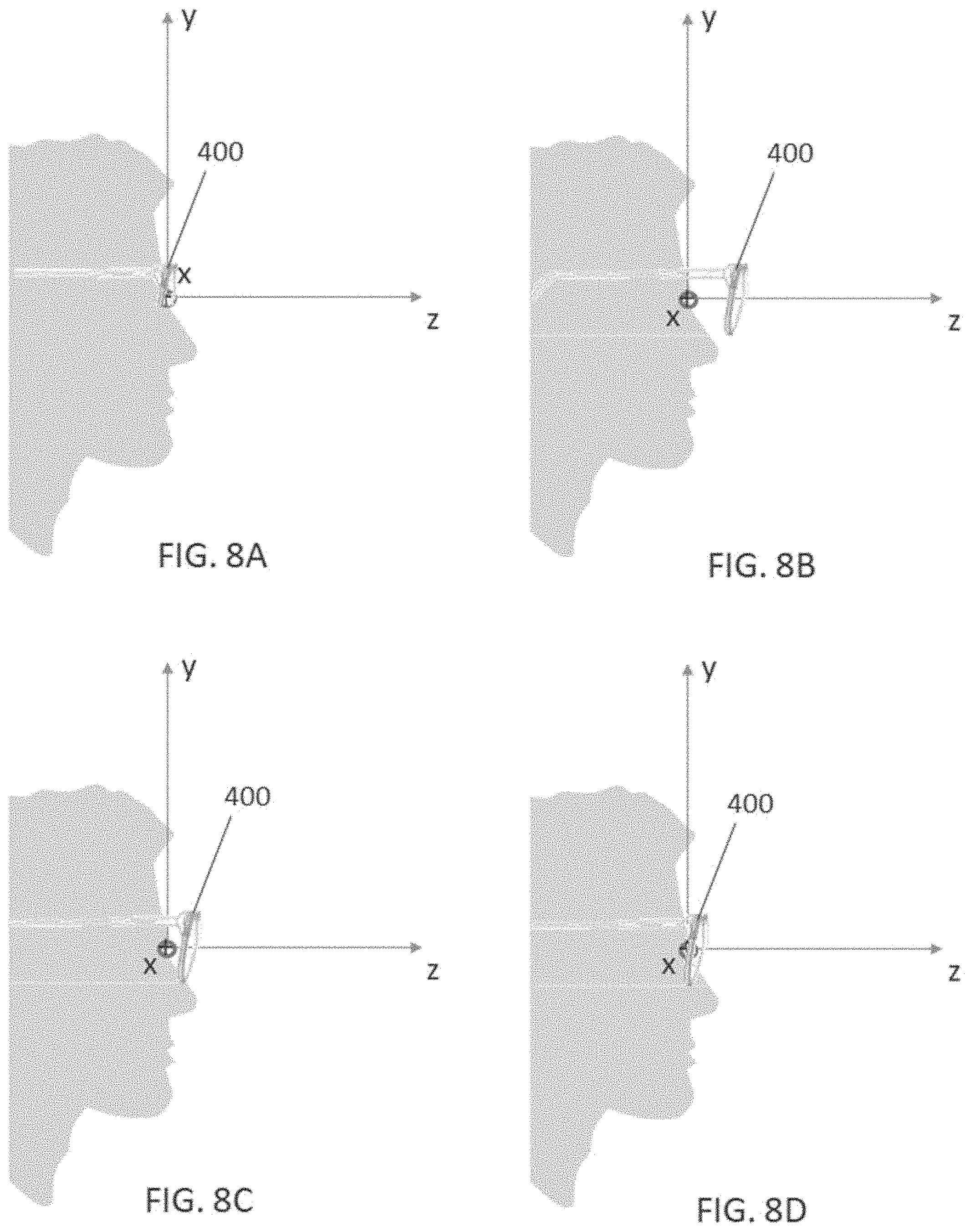 Patent US11783557 Figure 8 – Virtual try-on systems and methods for spectacles