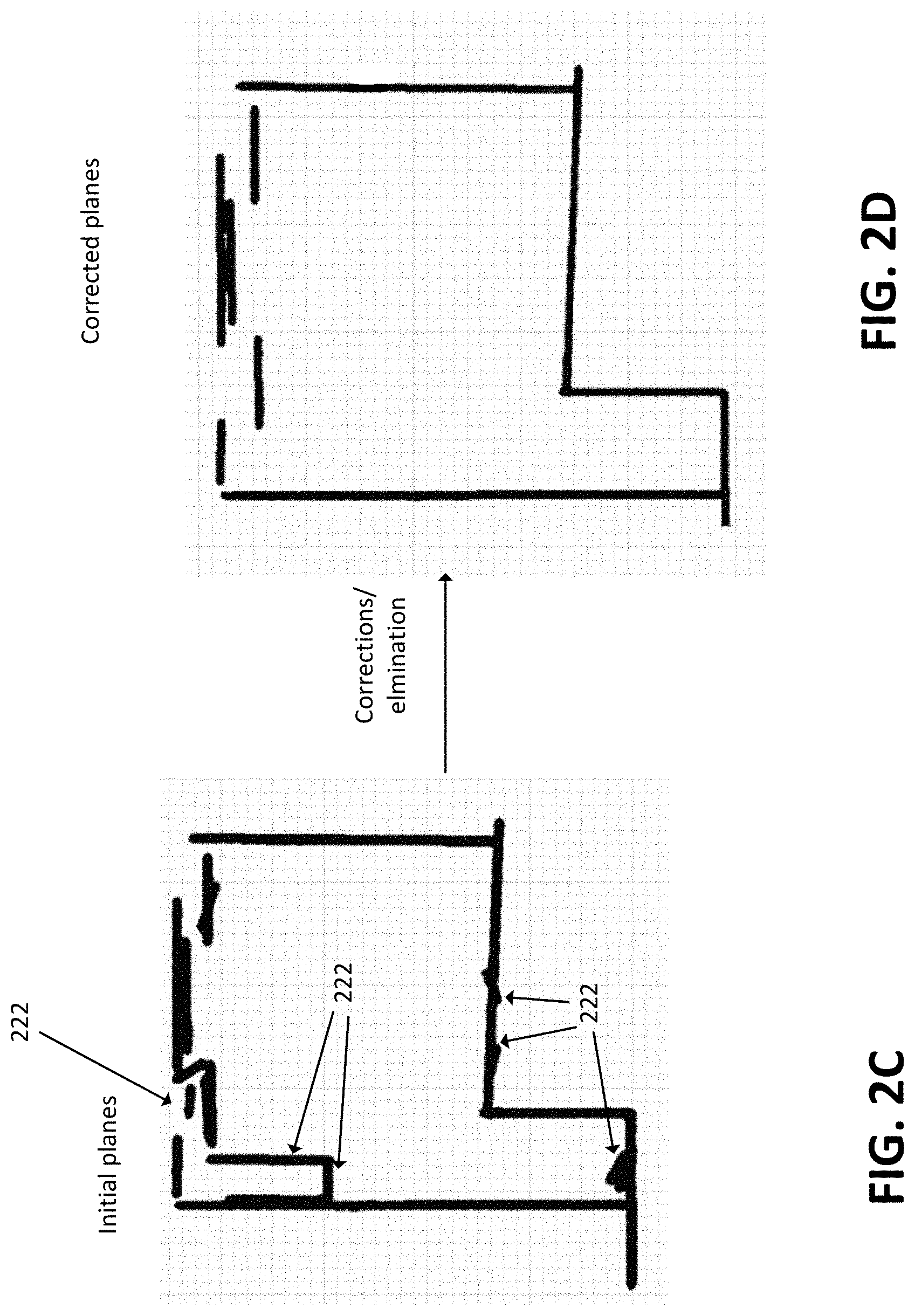 Patent US11783560 Figure 3 – Three-dimensional room modeling and feature annotation