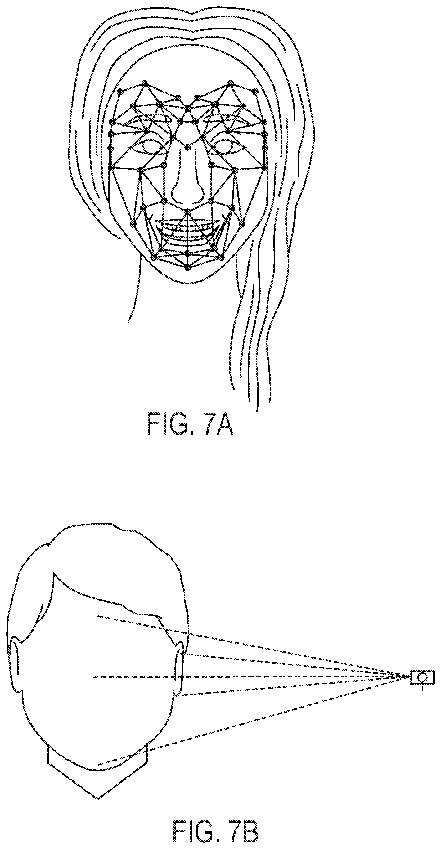 Patent US11783581 Figure 7 – User scanning and one-way augmented reality viewing system