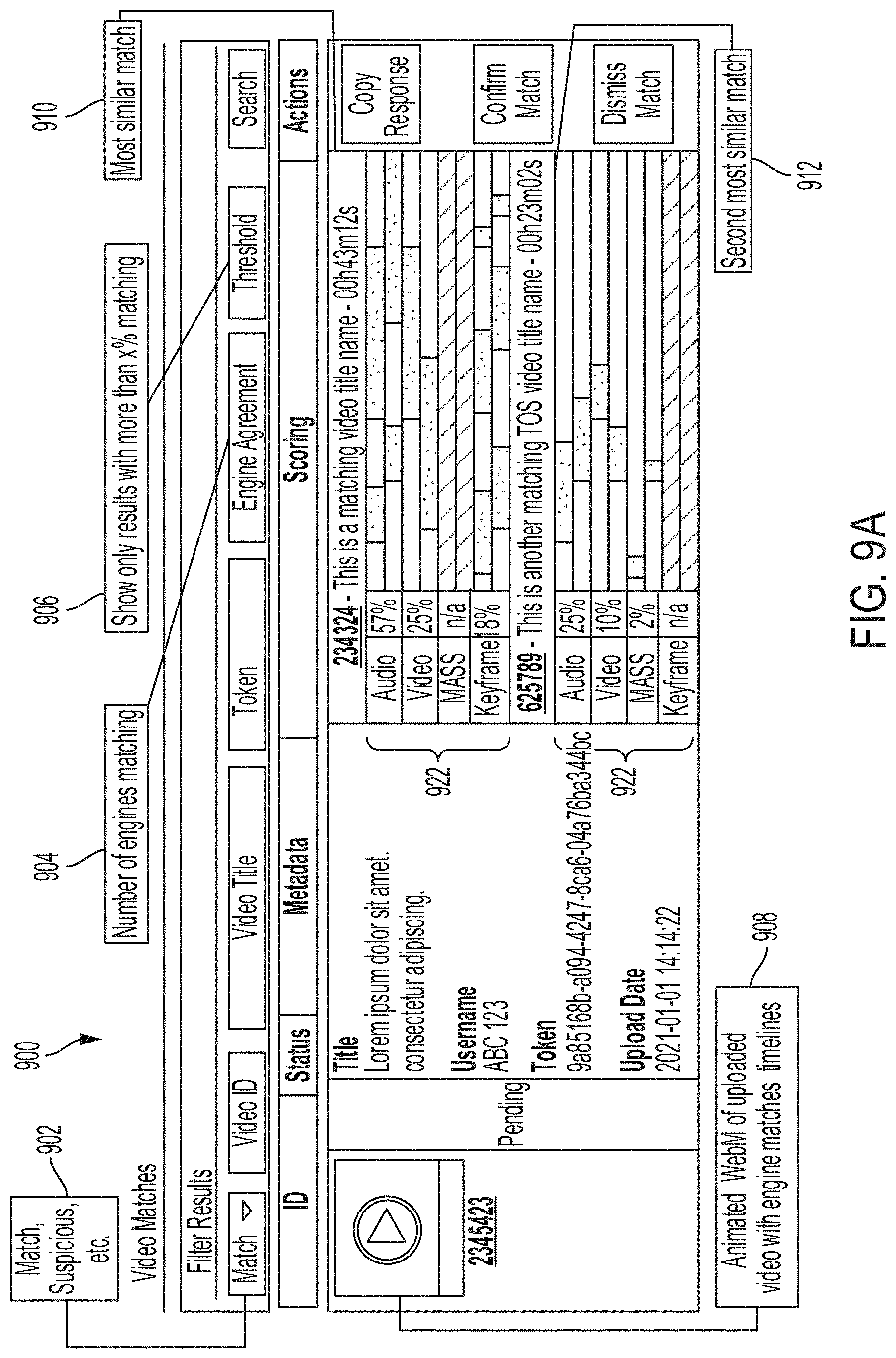 Patent US11783583 Figure 11 – System and method for digital fingerprinting of media content