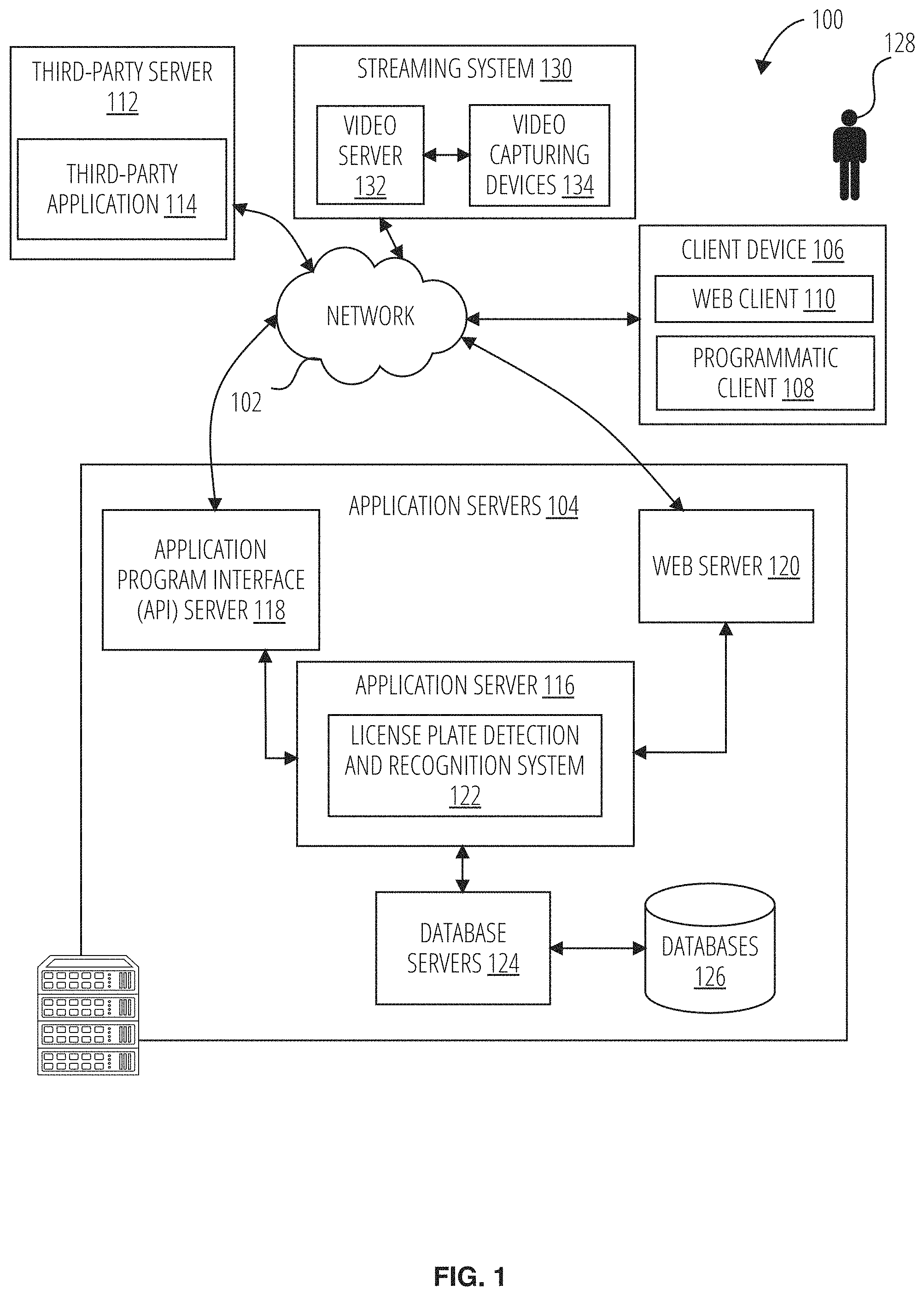 Patent US11783589 Figure 1 – License plate detection and recognition system