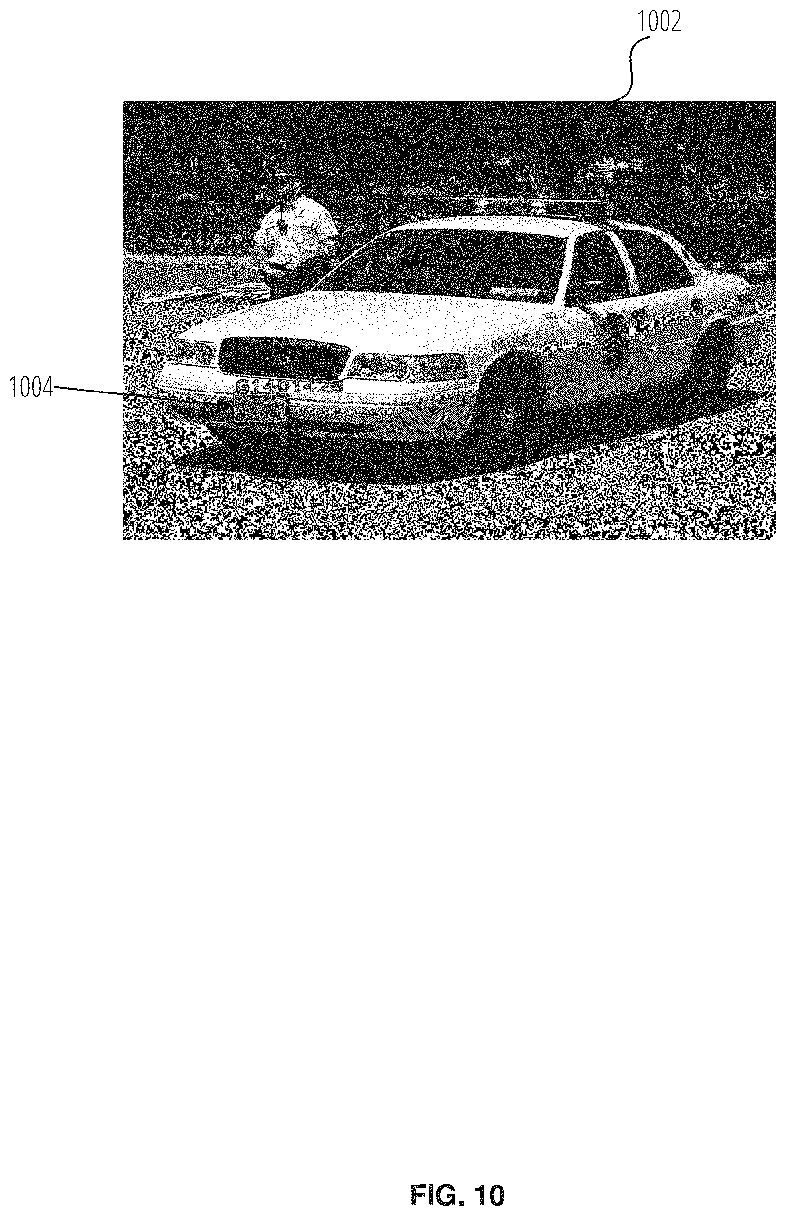 Patent US11783589 Figure 10 – License plate detection and recognition system