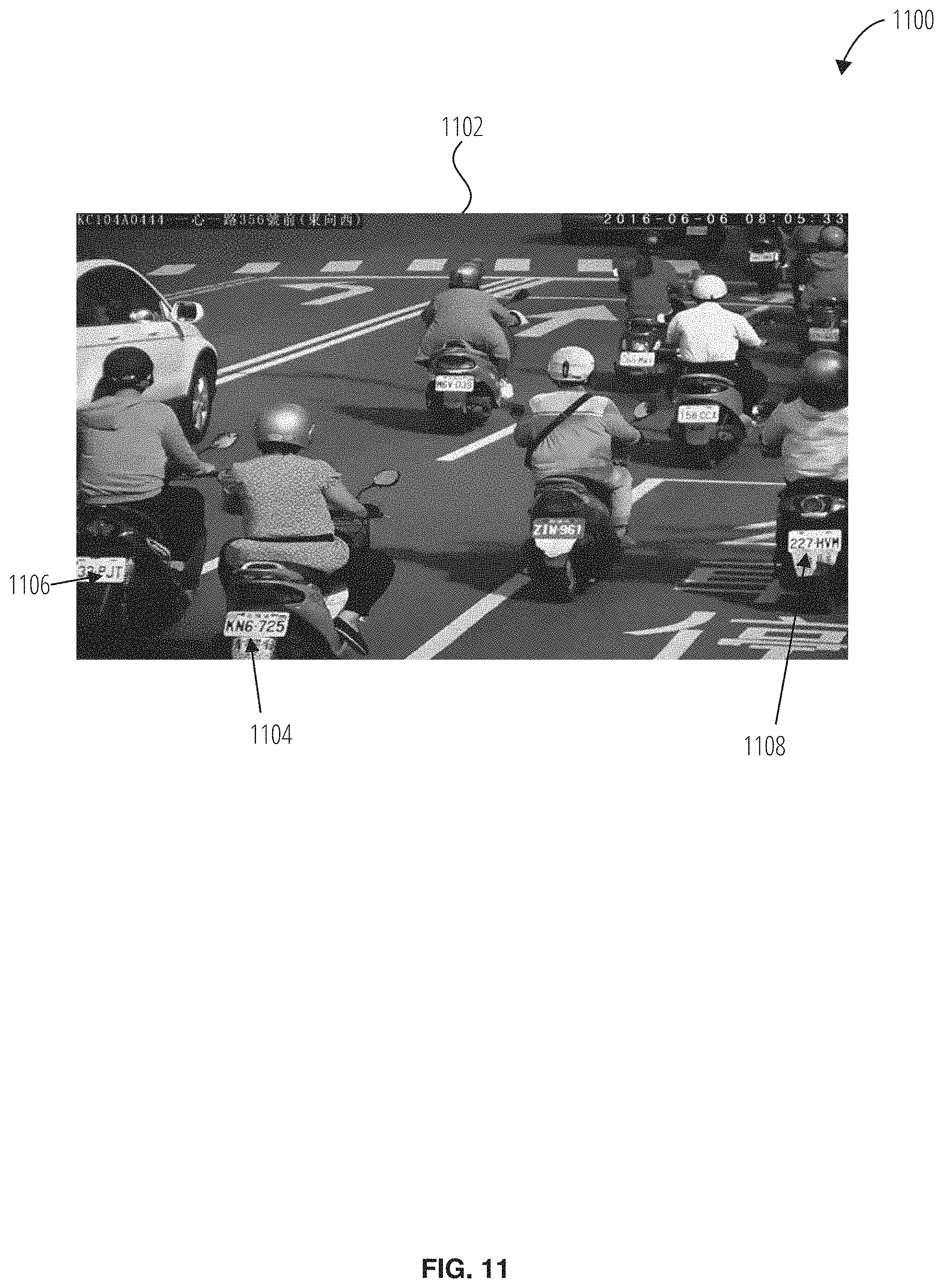 Patent US11783589 Figure 11 – License plate detection and recognition system
