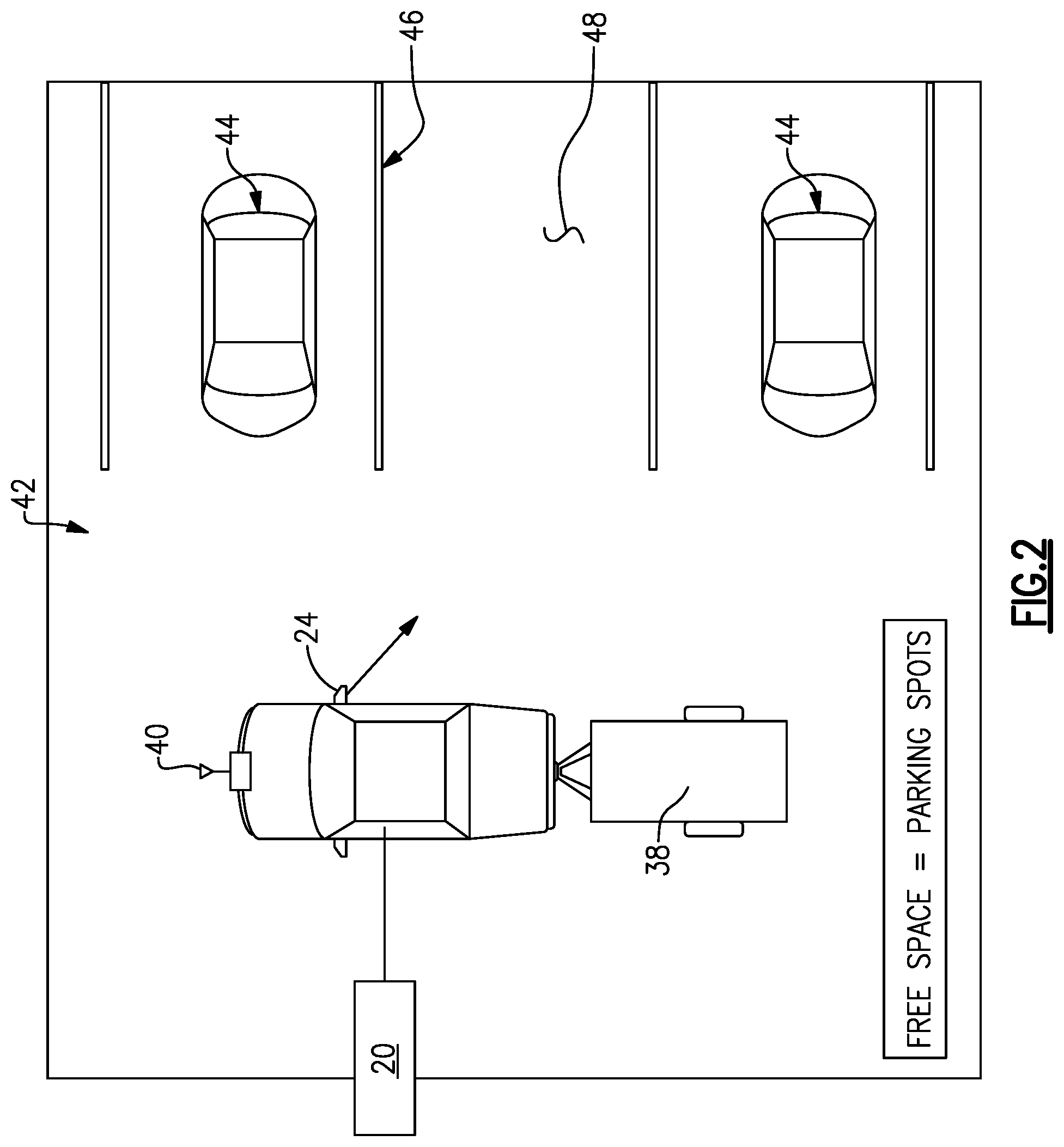 Patent US11783597 Figure 2 – Image semantic segmentation for parking space detection