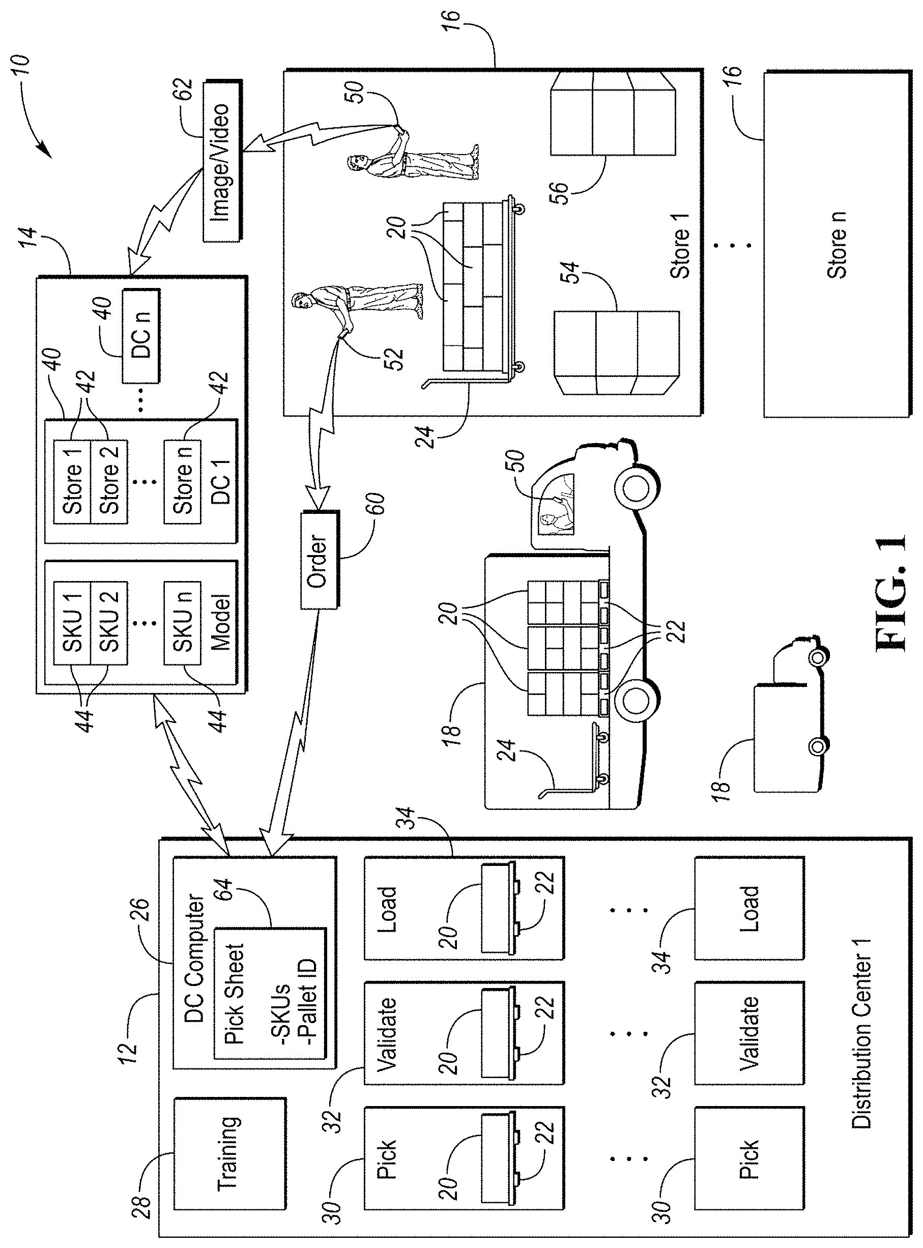 Patent US11783606 Figure 1 – Delivery system