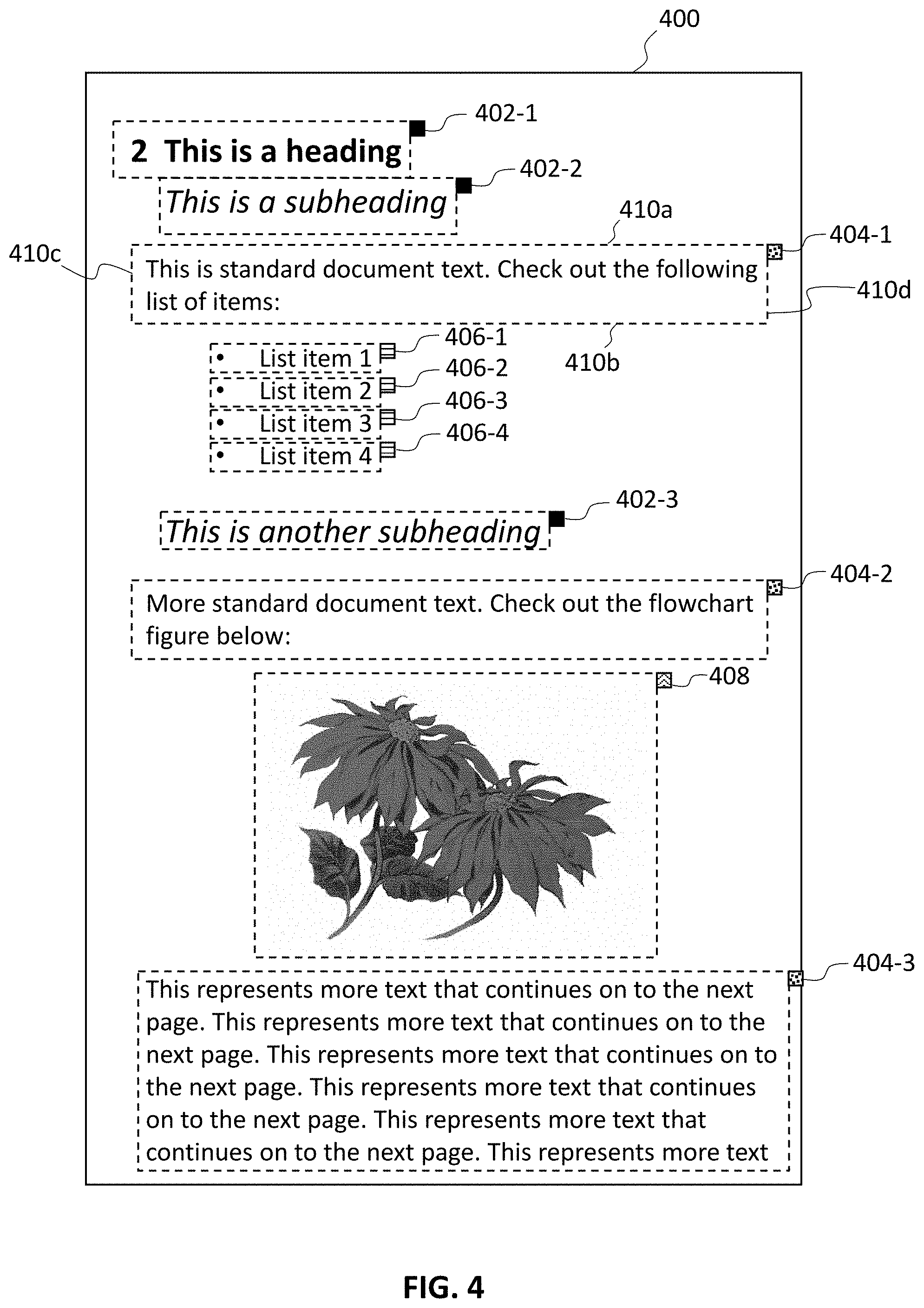 Patent US11783610 Figure 3 – Document structure identification using post-processing error correction