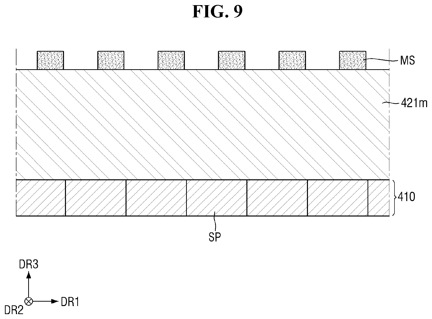 Patent US11783618 Figure 9 – Fingerprint sensor, method for manufacturing fingerprint sensor, and display device including fingerprint sensor