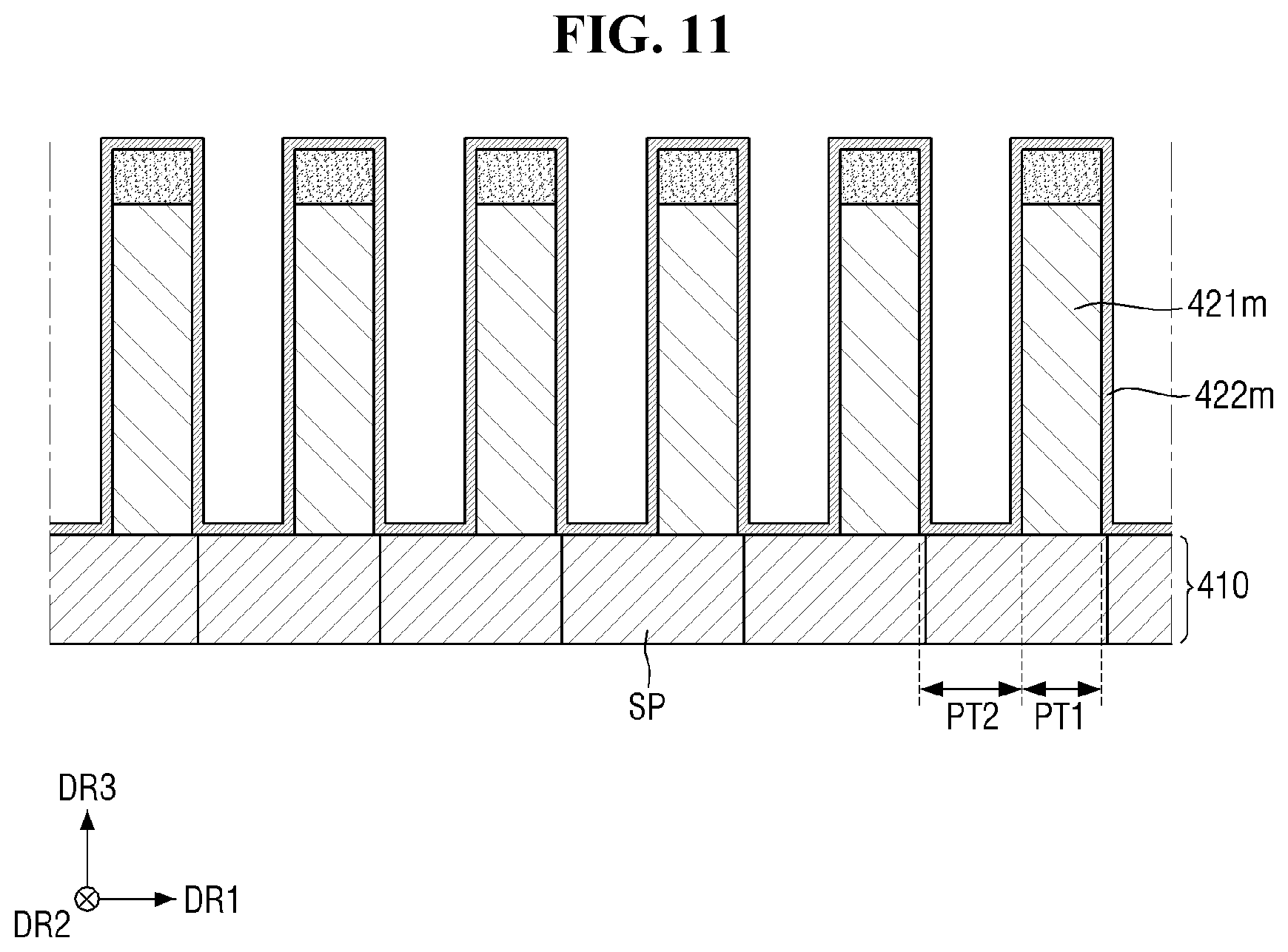 Patent US11783618 Figure 11 – Fingerprint sensor, method for manufacturing fingerprint sensor, and display device including fingerprint sensor