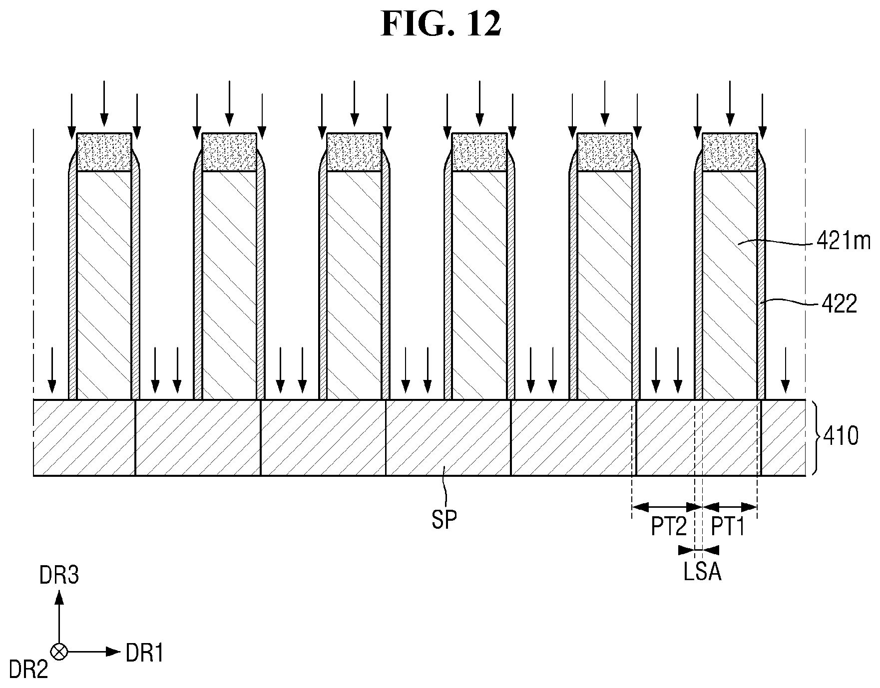 Patent US11783618 Figure 12 – Fingerprint sensor, method for manufacturing fingerprint sensor, and display device including fingerprint sensor