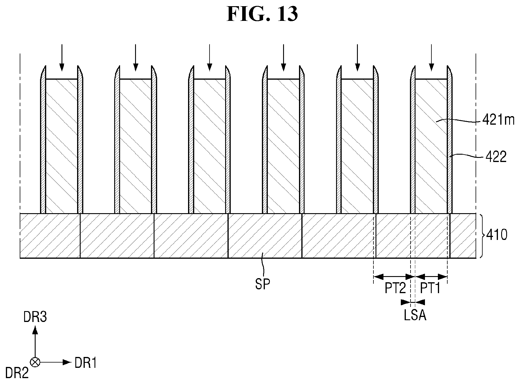 Patent US11783618 Figure 13 – Fingerprint sensor, method for manufacturing fingerprint sensor, and display device including fingerprint sensor