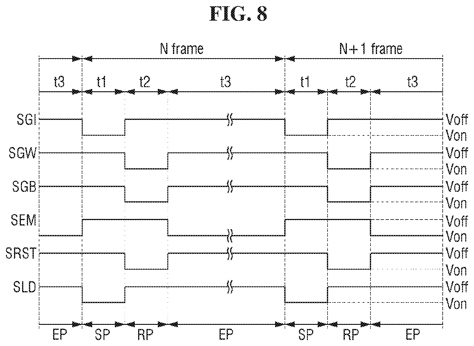 Patent US11783620 Figure 8 – Display device