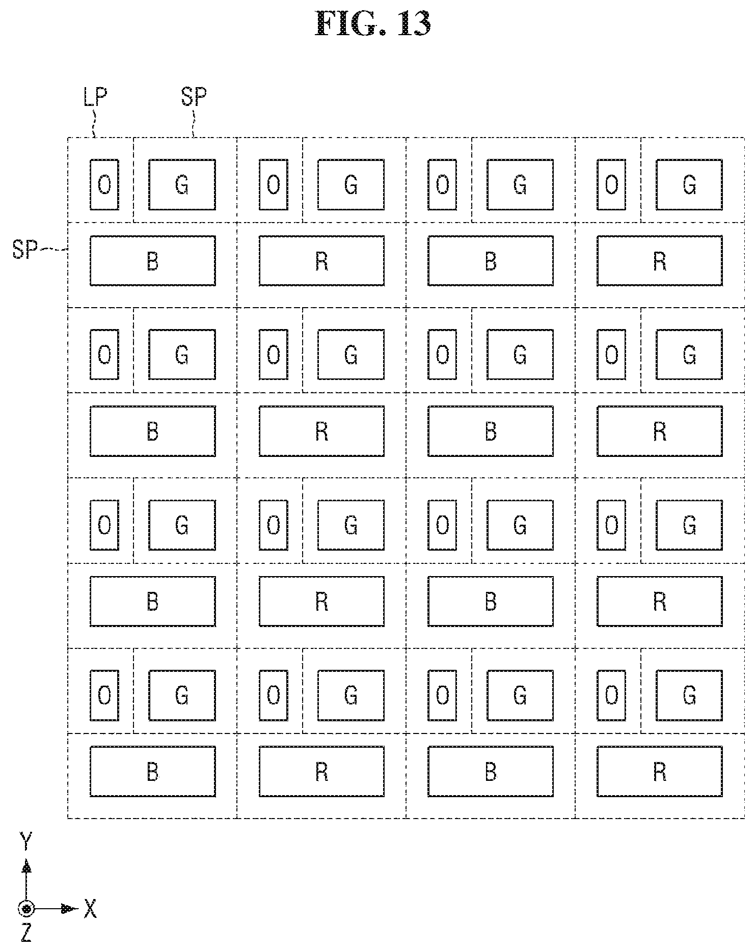 Patent US11783620 Figure 13 – Display device
