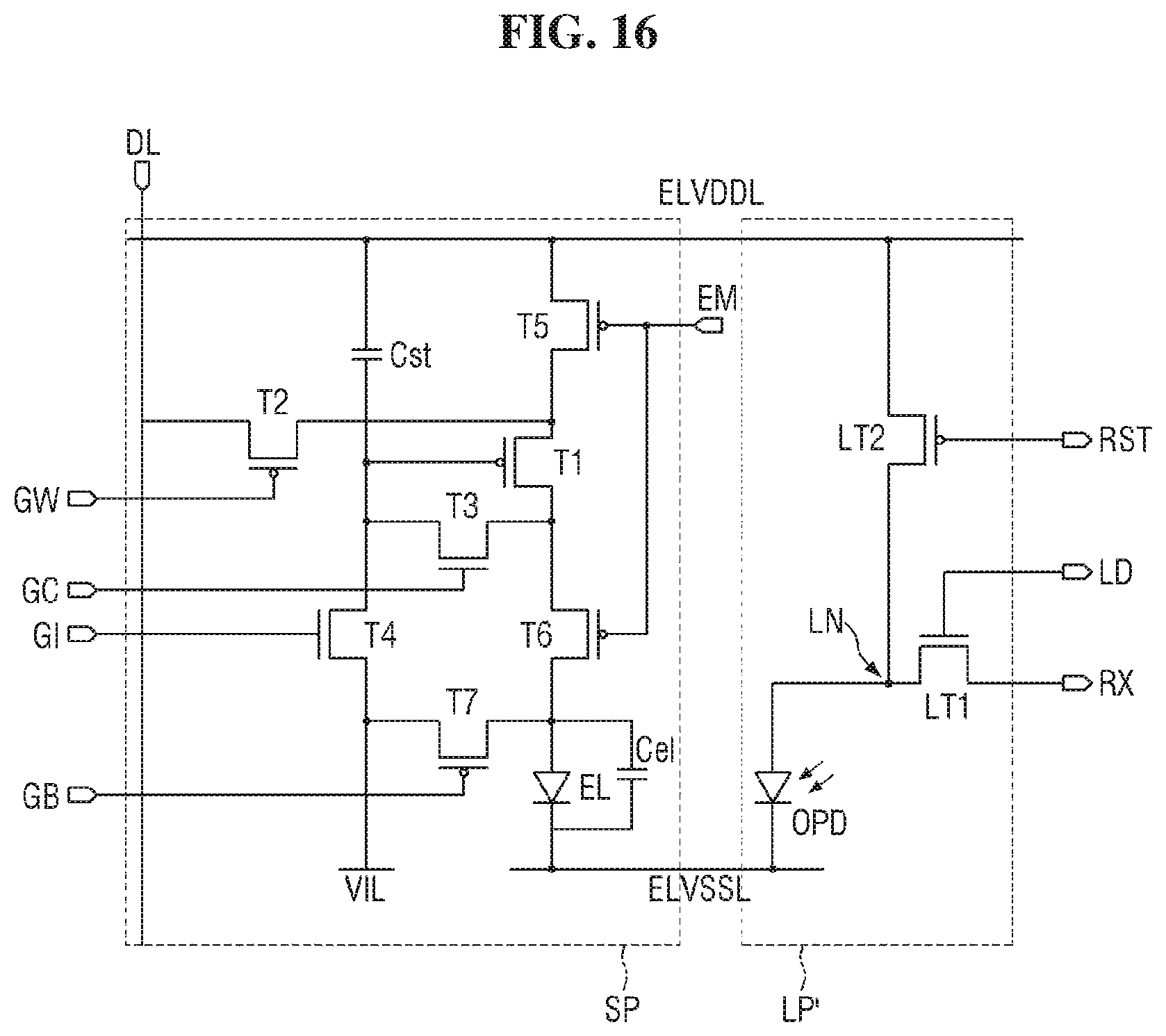 Patent US11783620 Figure 16 – Display device