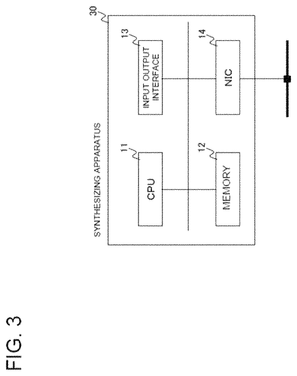 Patent US11783623 Figure 3 – Synthesizing apparatus, synthesizing method and program