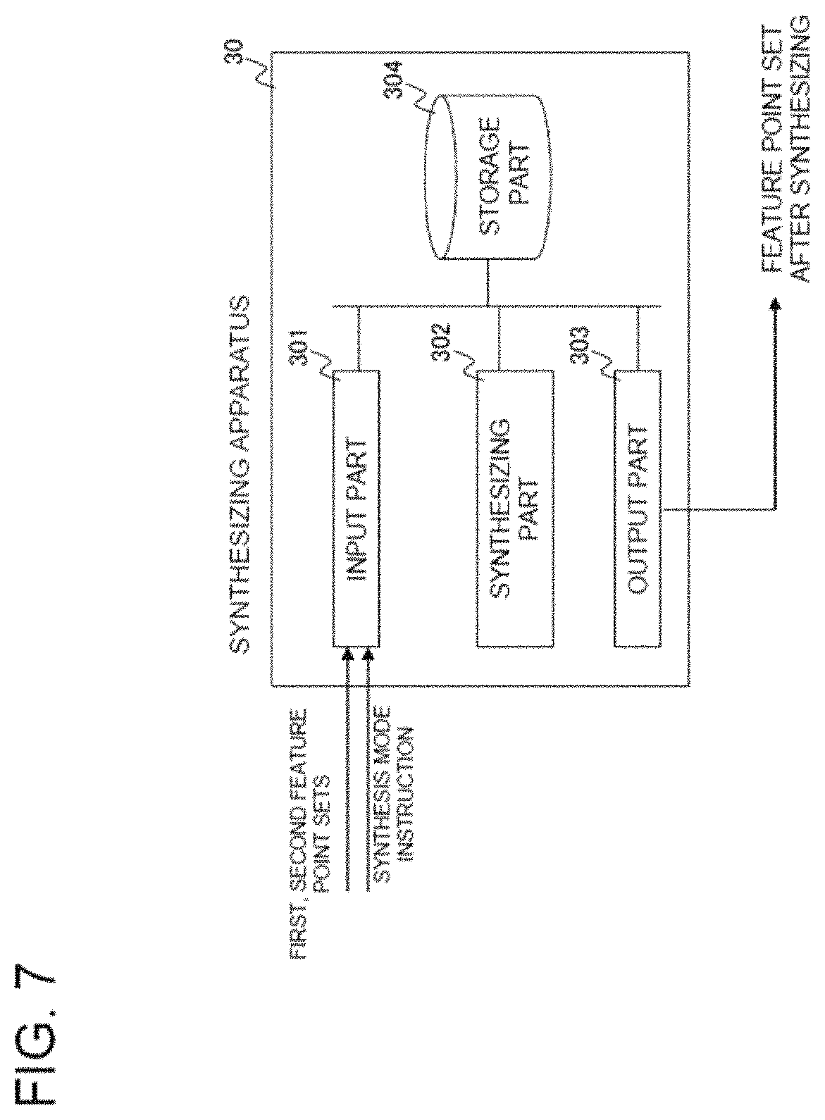 Patent US11783623 Figure 7 – Synthesizing apparatus, synthesizing method and program