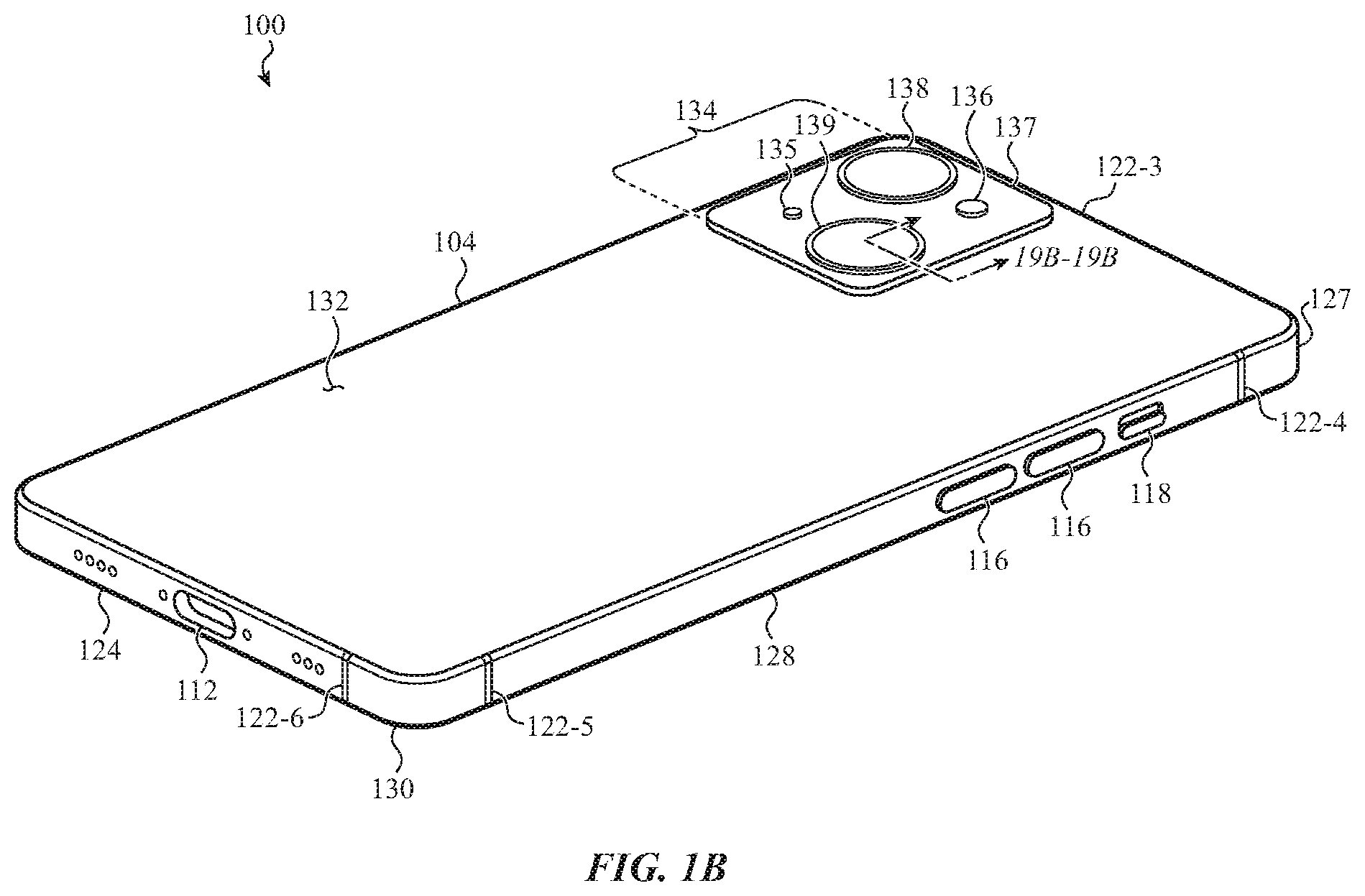 Patent US11783629 Figure 2 – Handheld electronic device