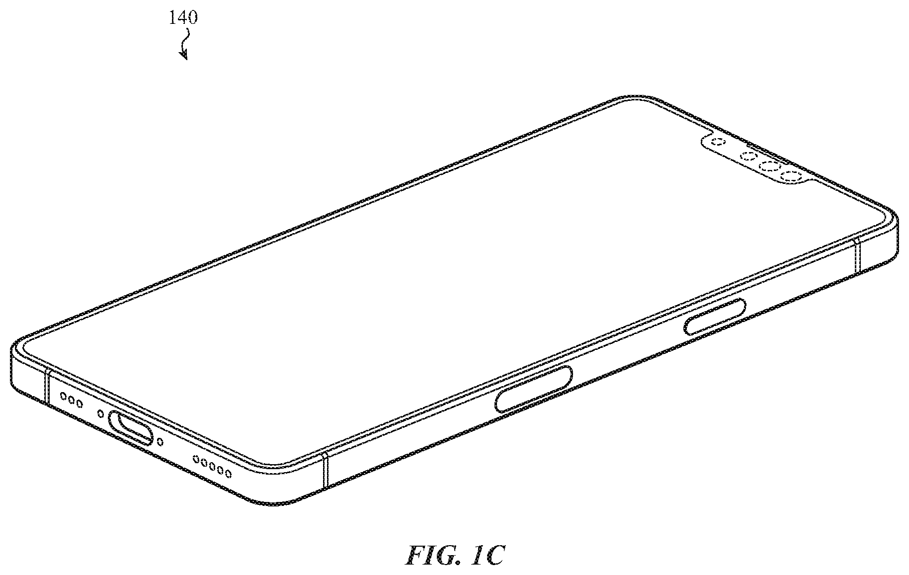 Patent US11783629 Figure 3 – Handheld electronic device
