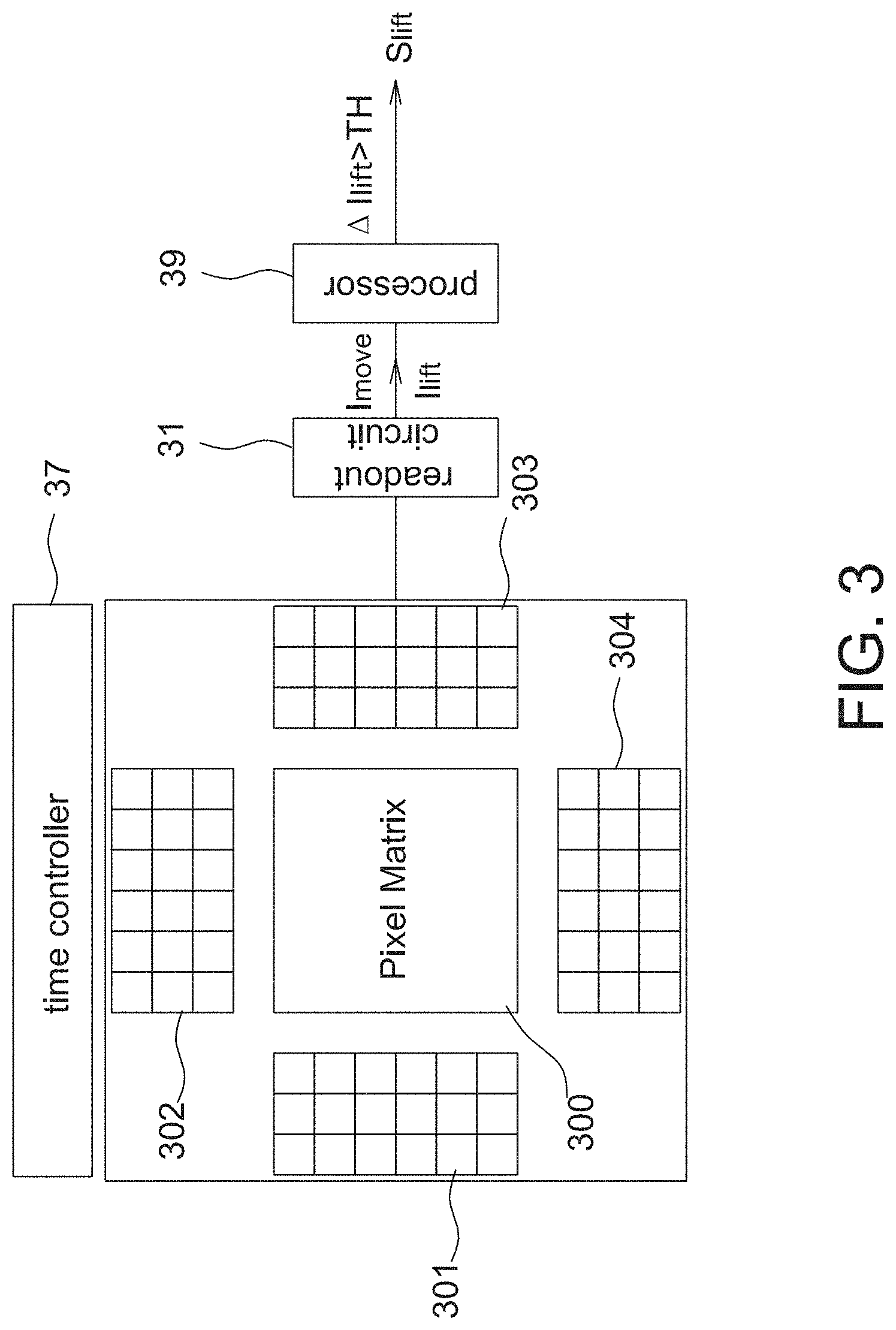 Patent US11783633 Figure 6 – Motion sensor using temporal difference pixels and lift-up detection thereof