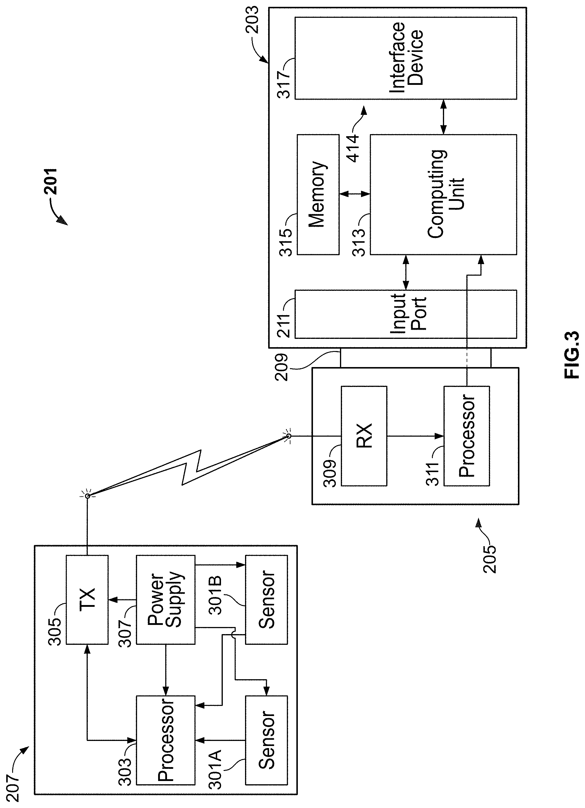 Patent US11783637 Figure 3 – Monitoring fitness using a mobile device