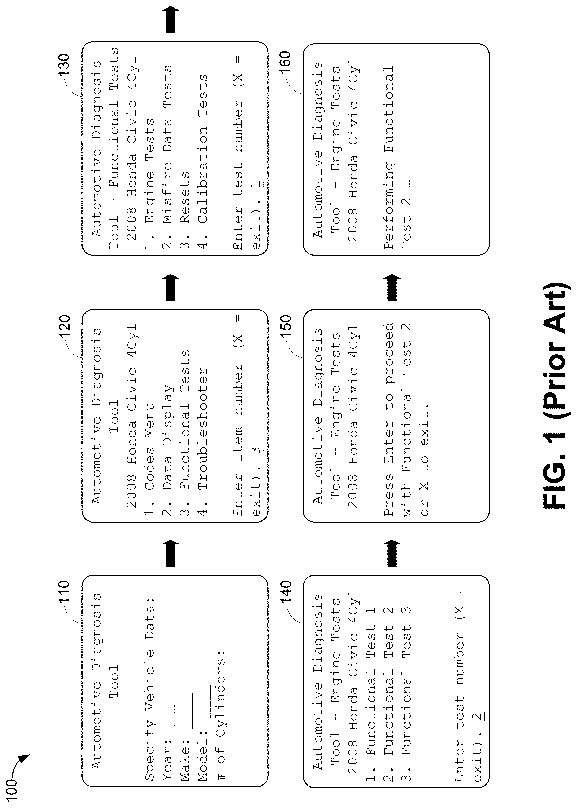 Patent US11783640 Figure 1 – Method and system for outputting diagnostic content based on capability of diagnostic device selected to receive content