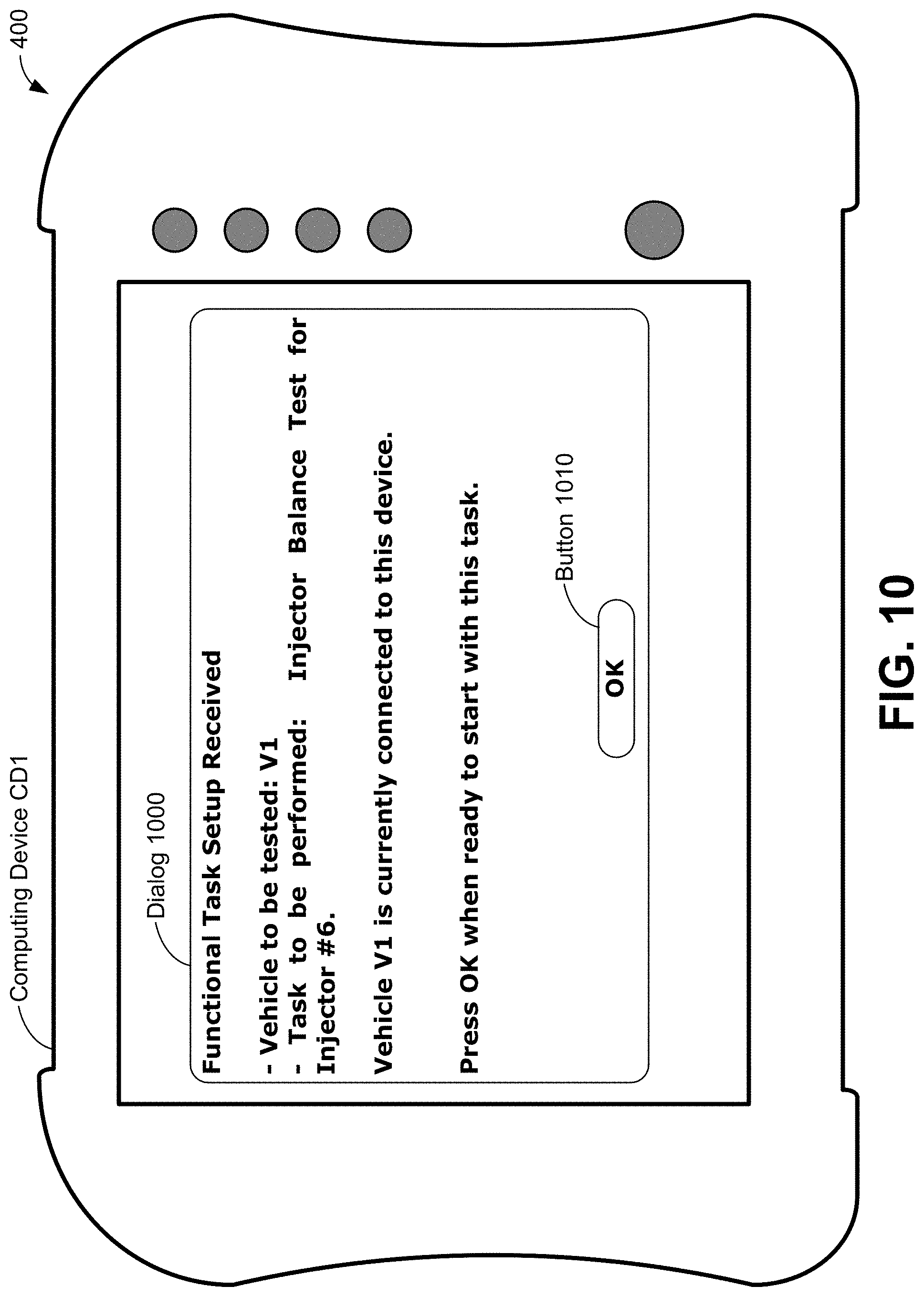 Patent US11783640 Figure 10 – Method and system for outputting diagnostic content based on capability of diagnostic device selected to receive content