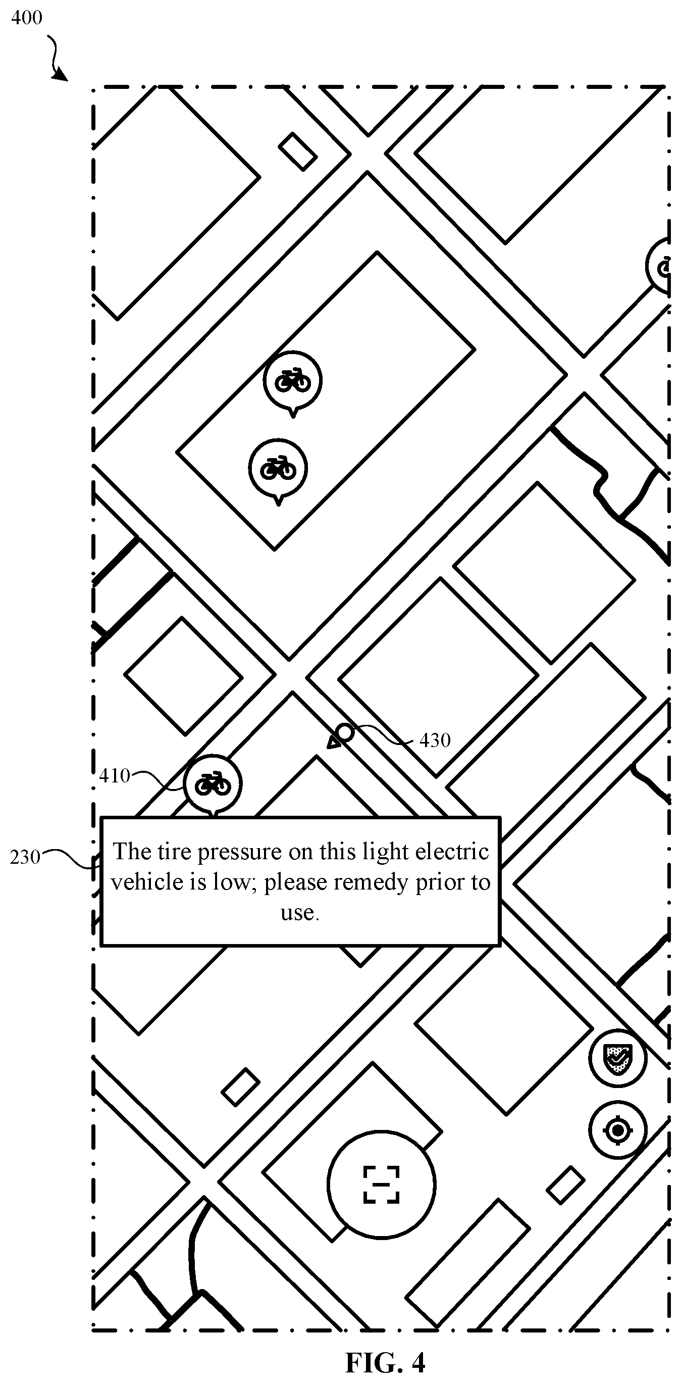 Patent US11783641 Figure 6 – Light electric vehicle defect management