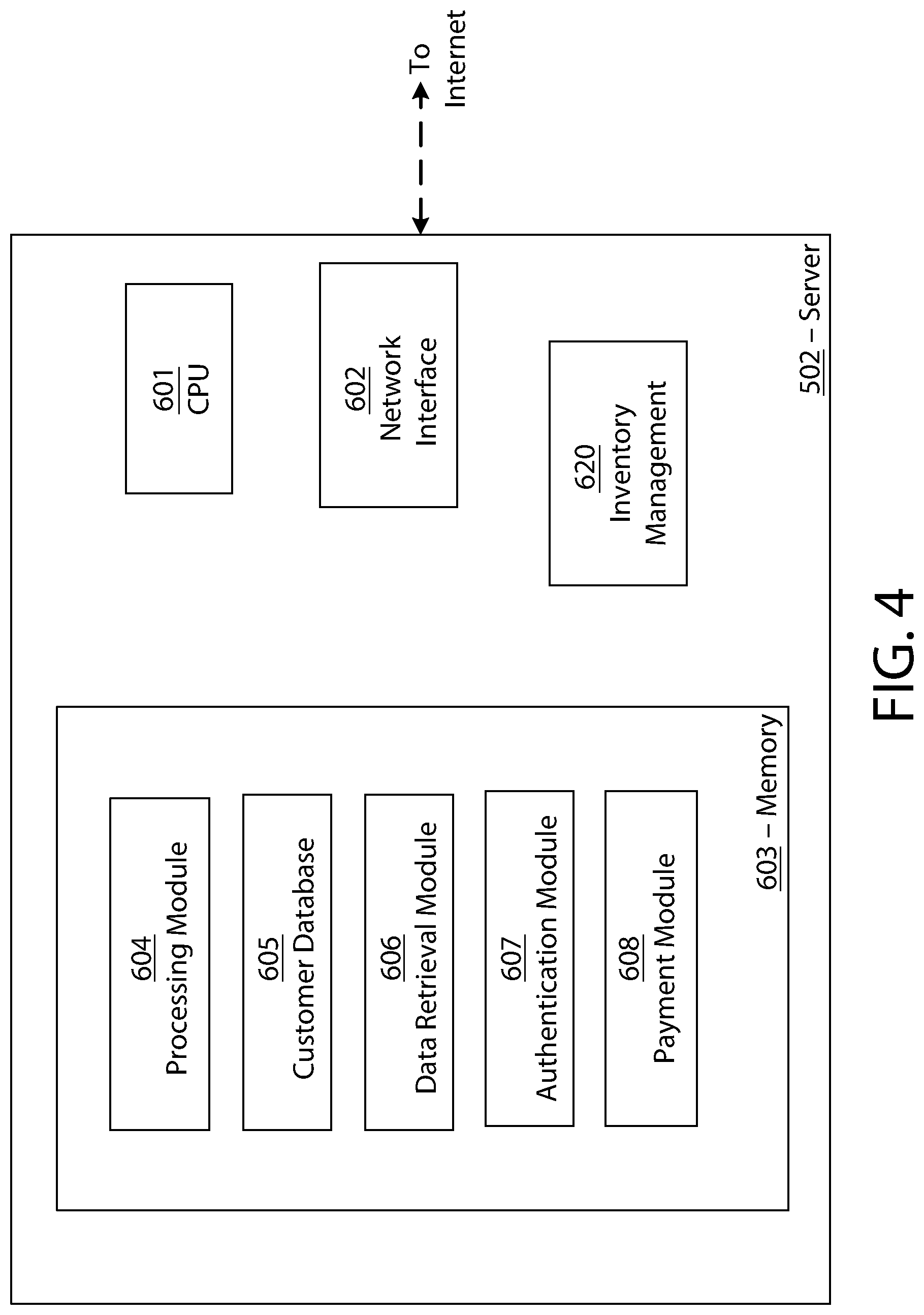 Patent US11783647 Figure 4 – System and method for securing, releasing, and managing inventory