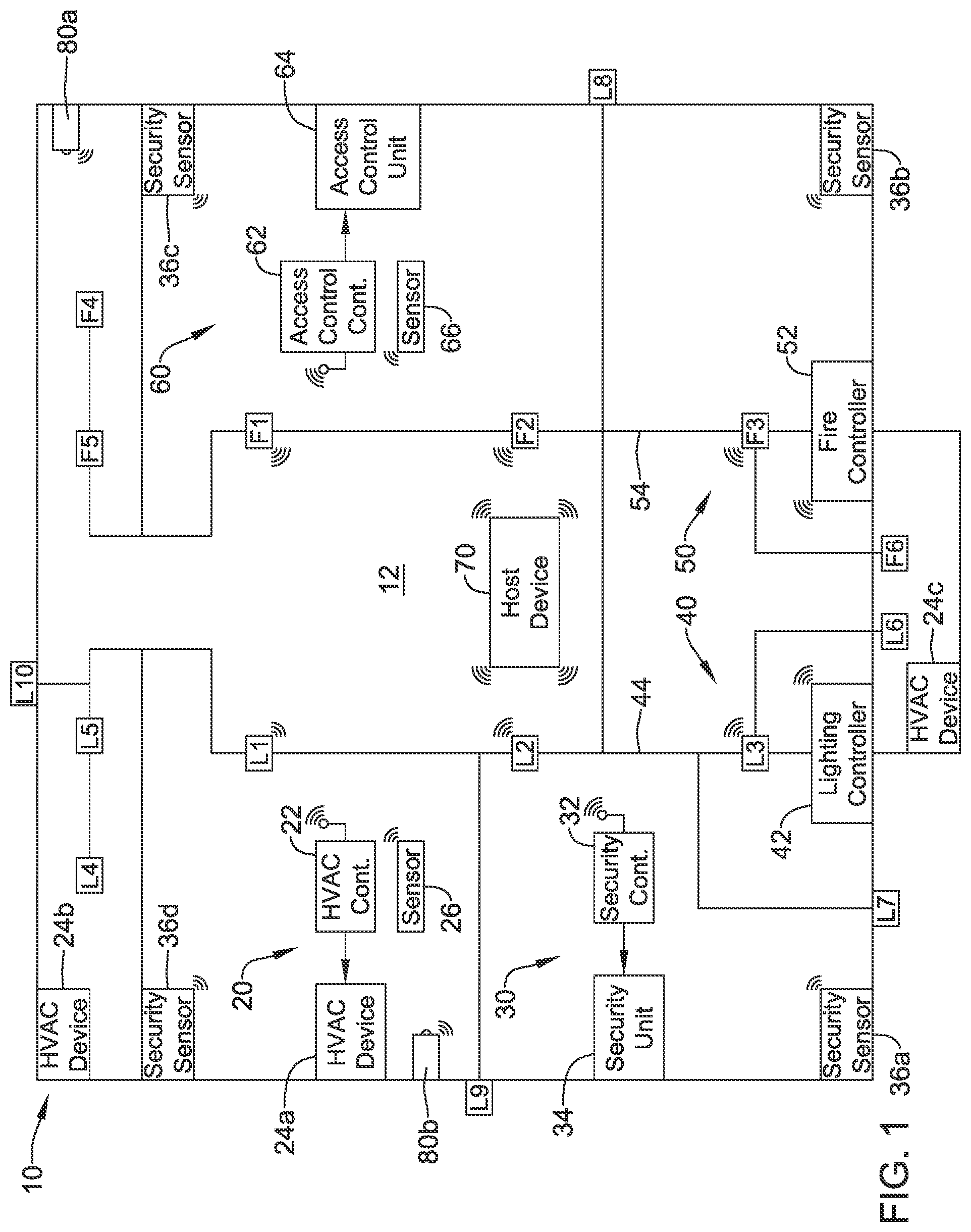 Patent US11783652 Figure 1 – Occupant health monitoring for buildings