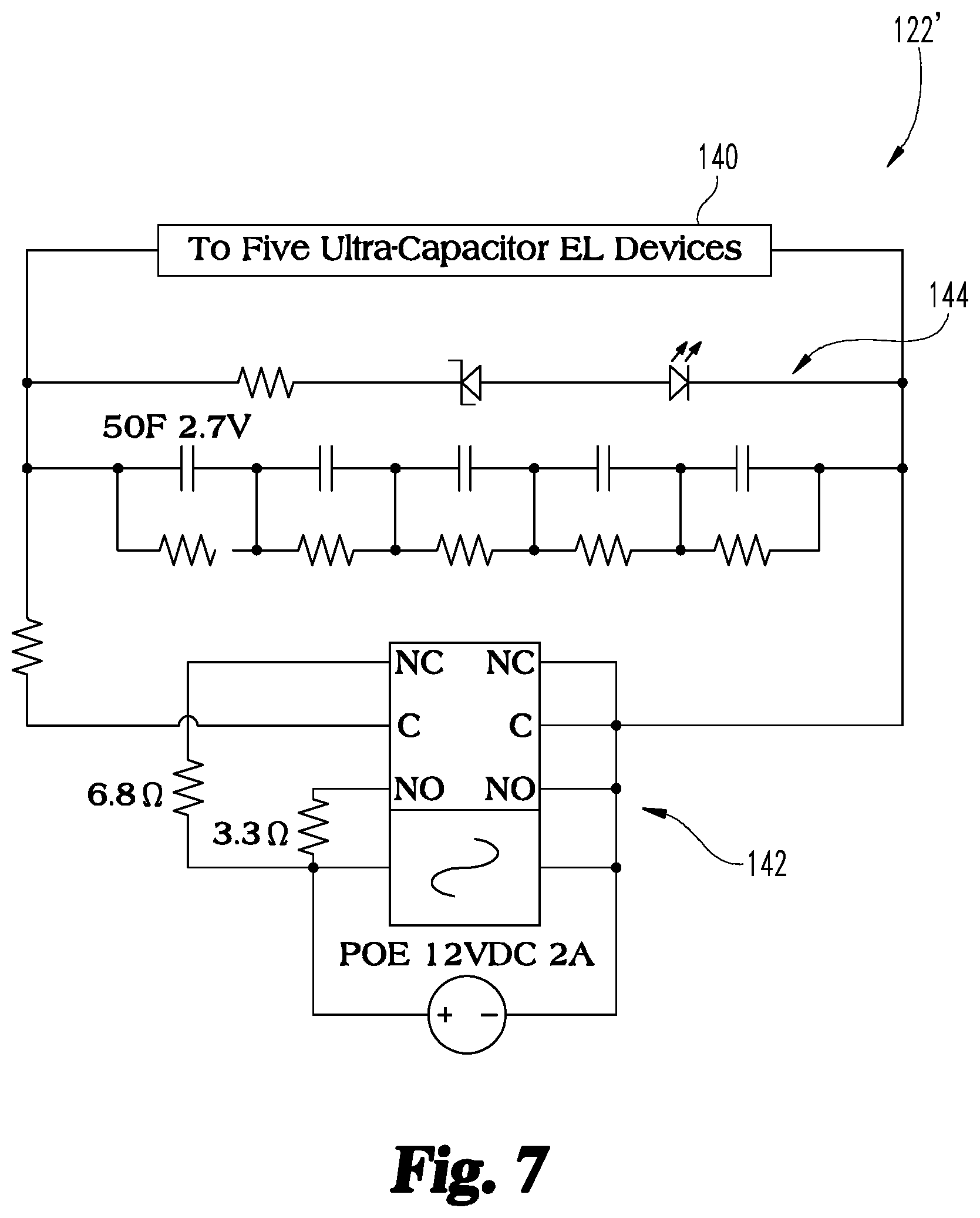Patent US11783653 Figure 6 – Power and communication arrangements for an access control system