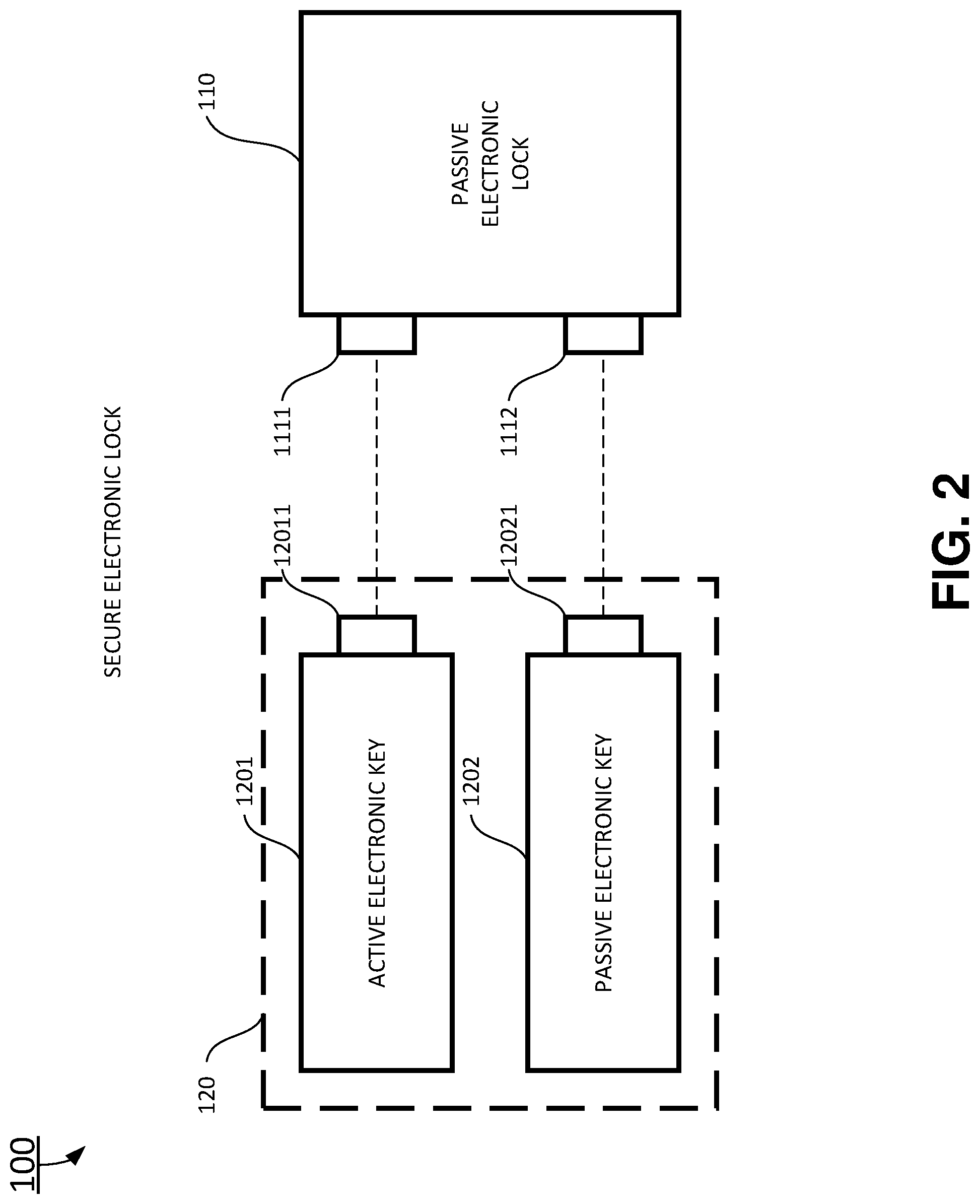 Patent US11783656 Figure 2 – Secure electronic lock systems and methods of using the same