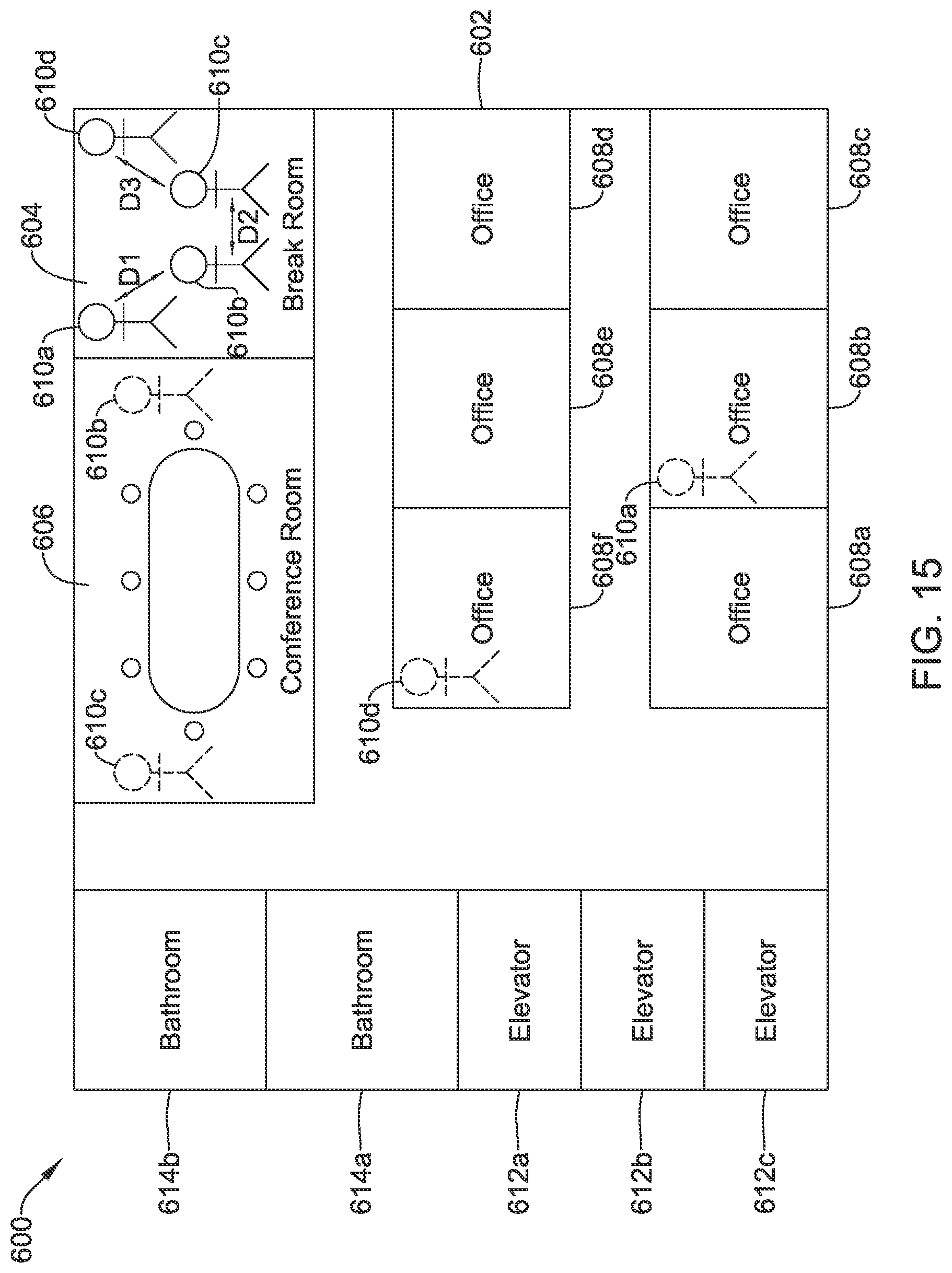 Patent US11783658 Figure 15 – Methods and systems for maintaining a healthy building