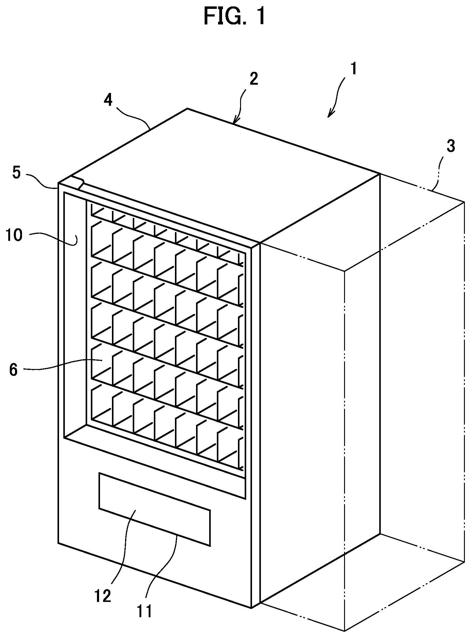 Patent US11783660 — Automatic column setting device for article vending machine — Figure 1