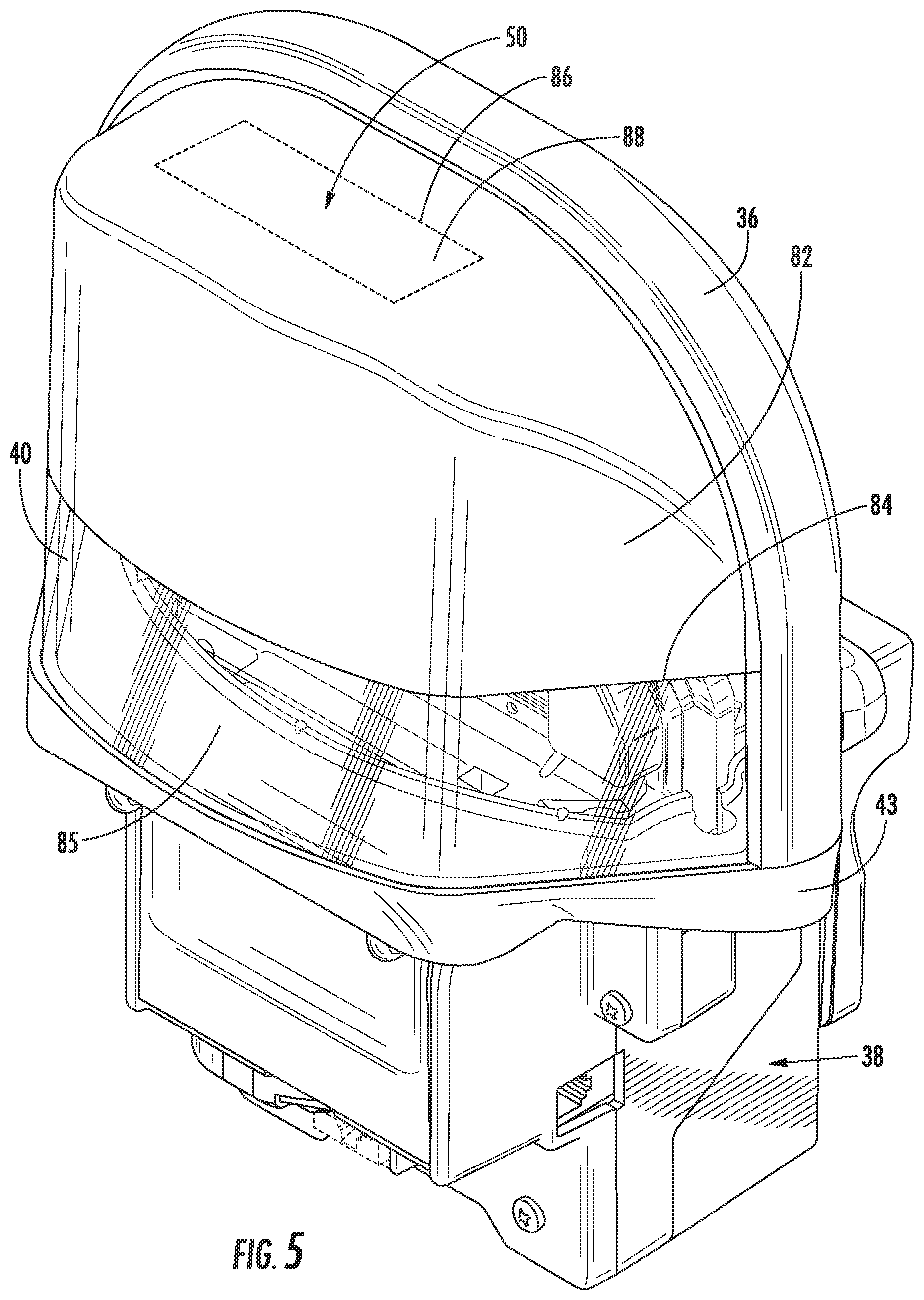 Patent US11783661 Figure 4 – Single space electronic parking meter with meter housing mounted vehicle sensor