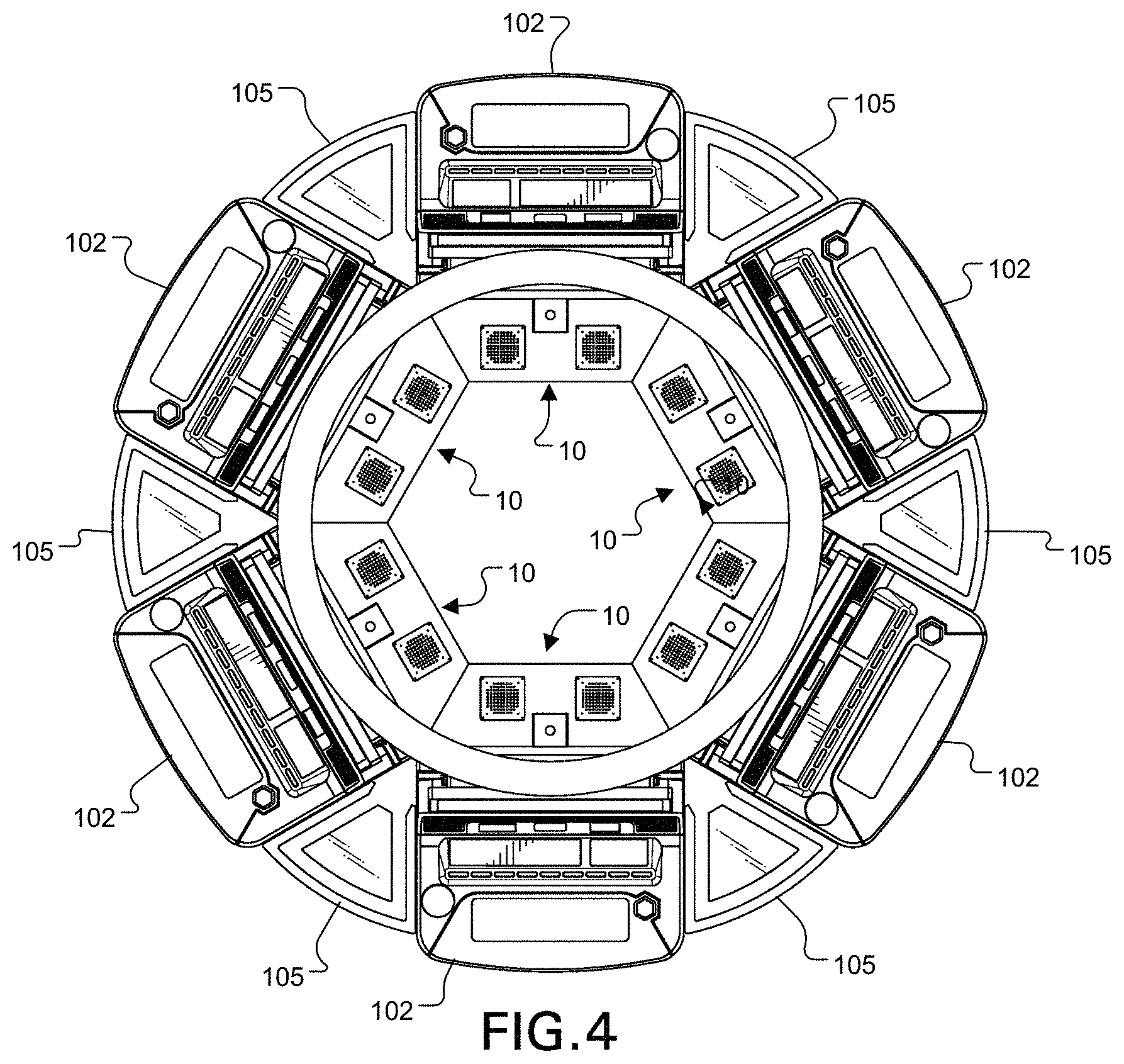 Patent US11783662 Figure 4 – Gaming machine button deck filler