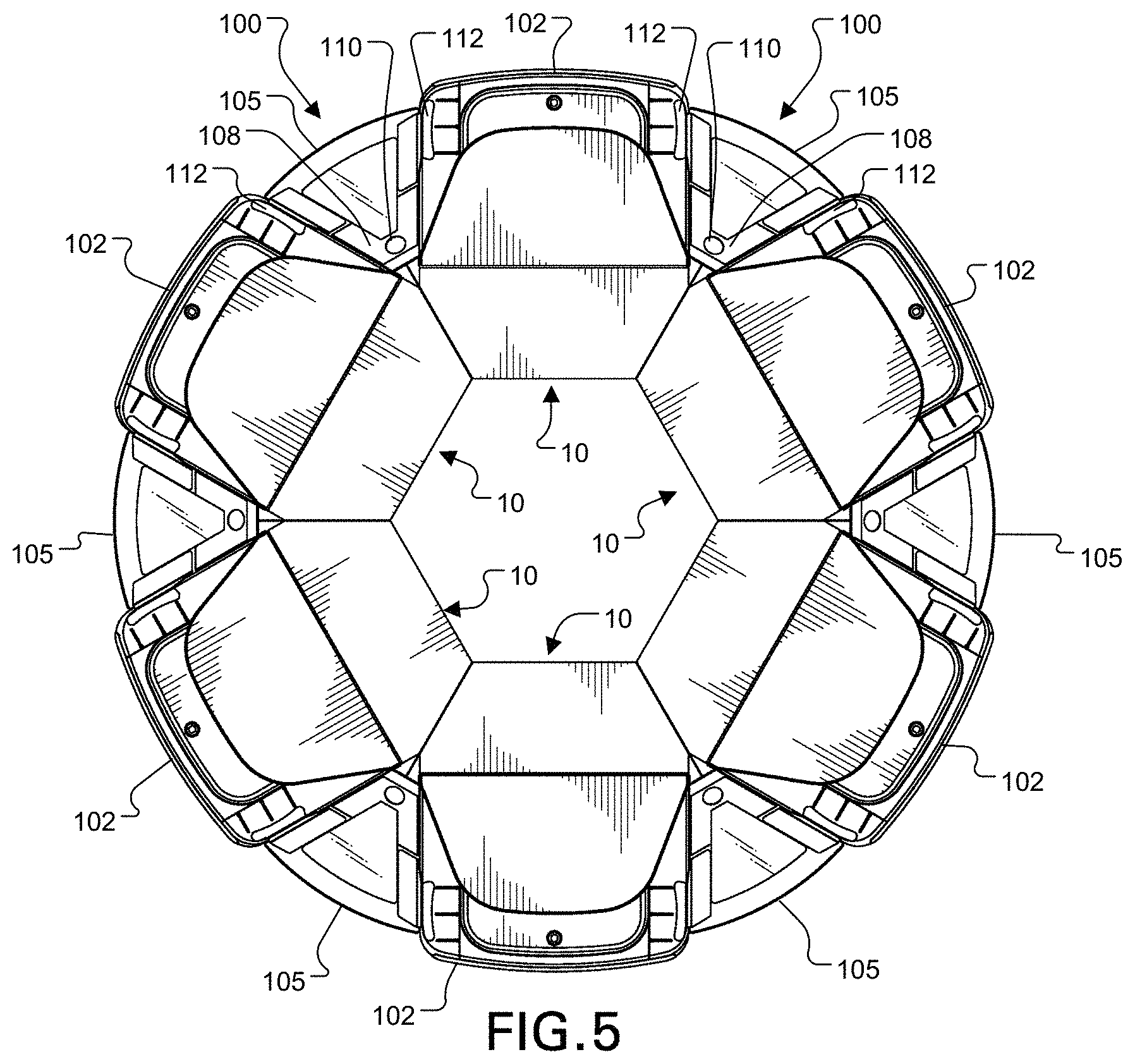 Patent US11783662 Figure 5 – Gaming machine button deck filler