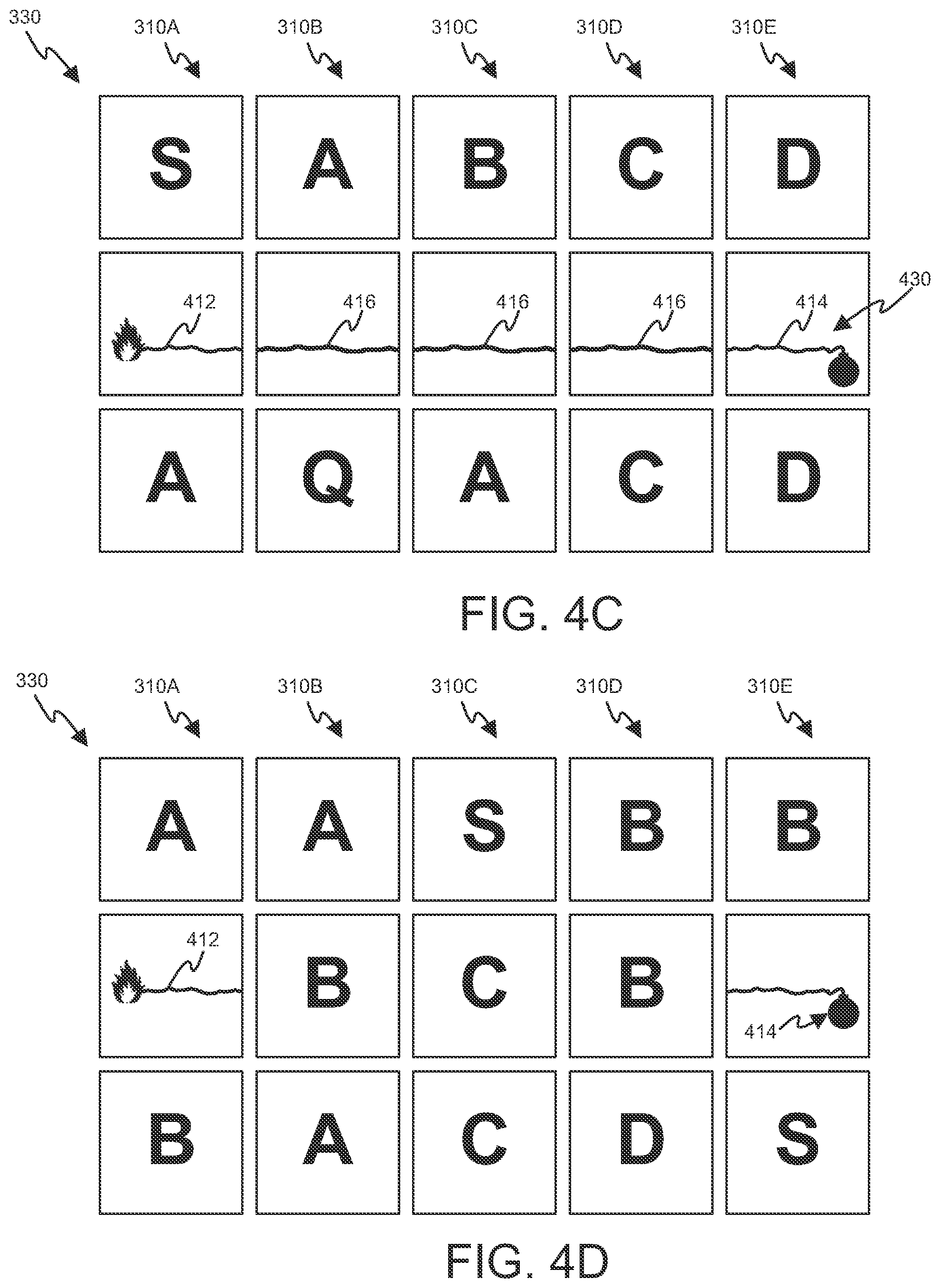 Patent US11783664 Figure 5 – Gameplay method with connected image segments
