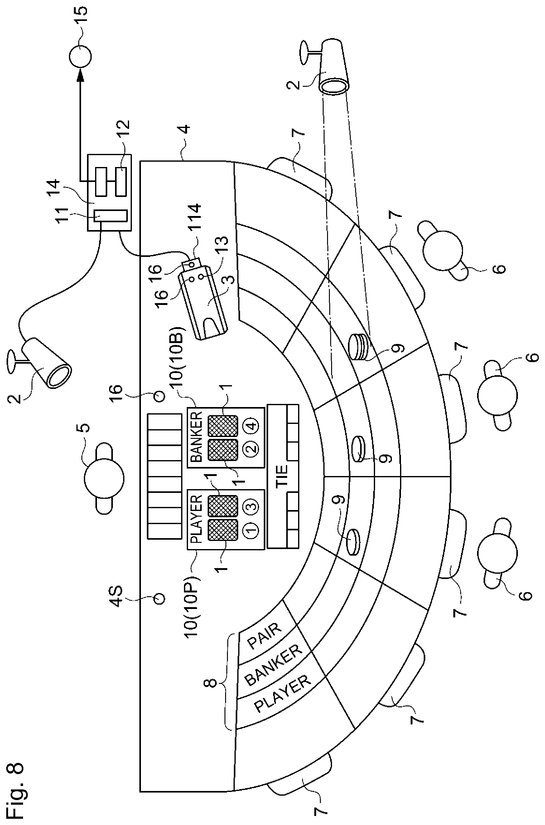 Patent US11783670 Figure 11 – Game management system