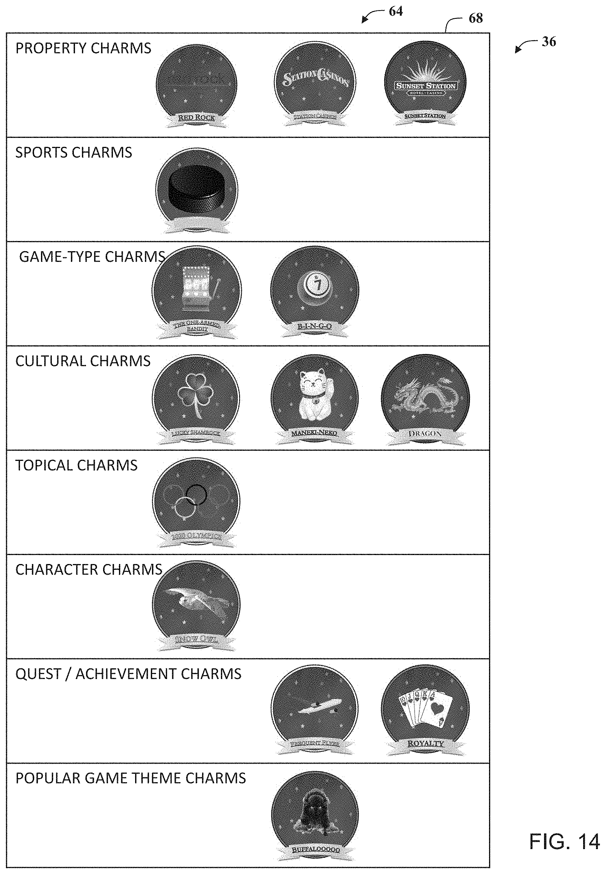 Patent US11783672 Figure 12 – System and methods for operating a casino loyalty computer system to display images of non-fungible tokens associated with blockchain transactions on gaming devices