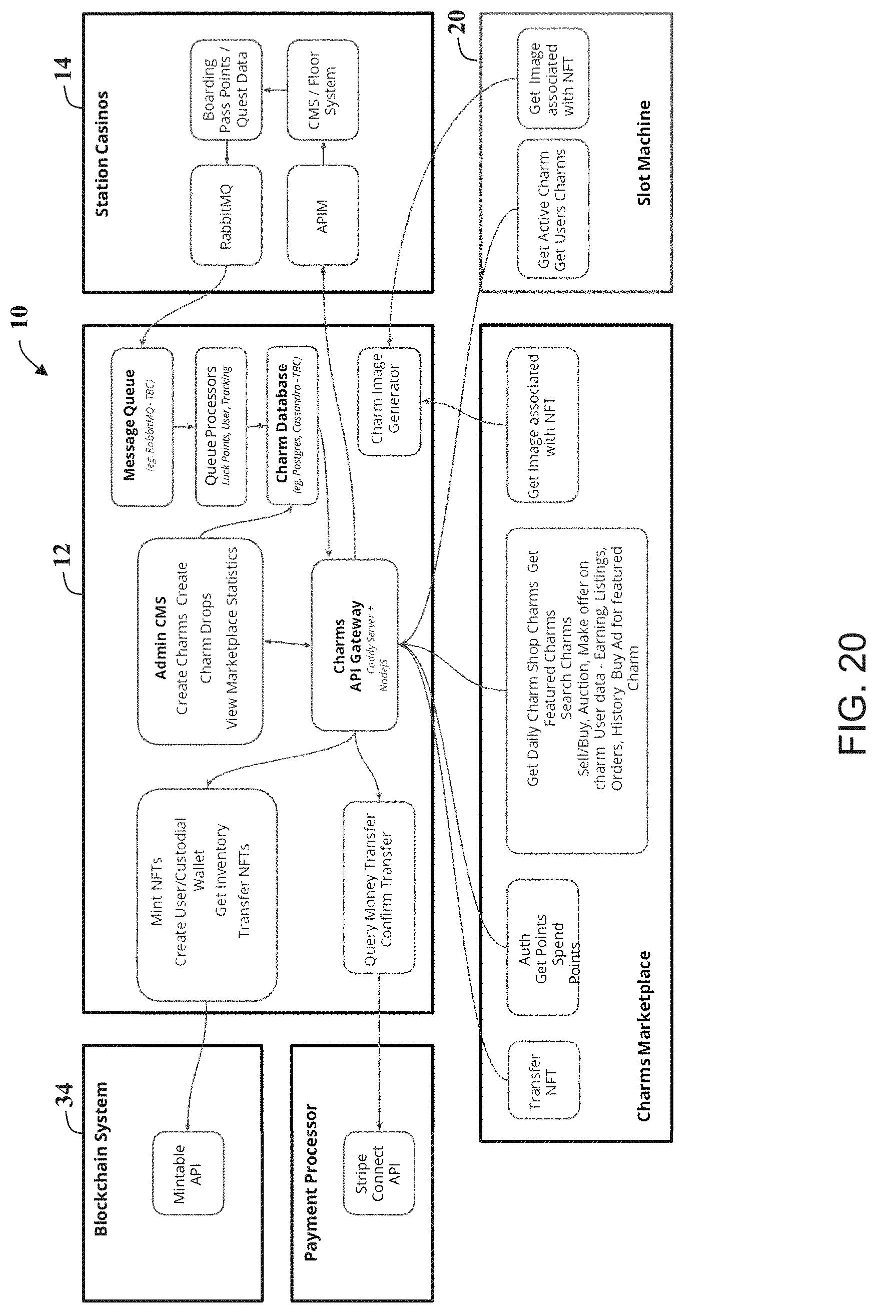 Patent US11783672 Figure 17 – System and methods for operating a casino loyalty computer system to display images of non-fungible tokens associated with blockchain transactions on gaming devices