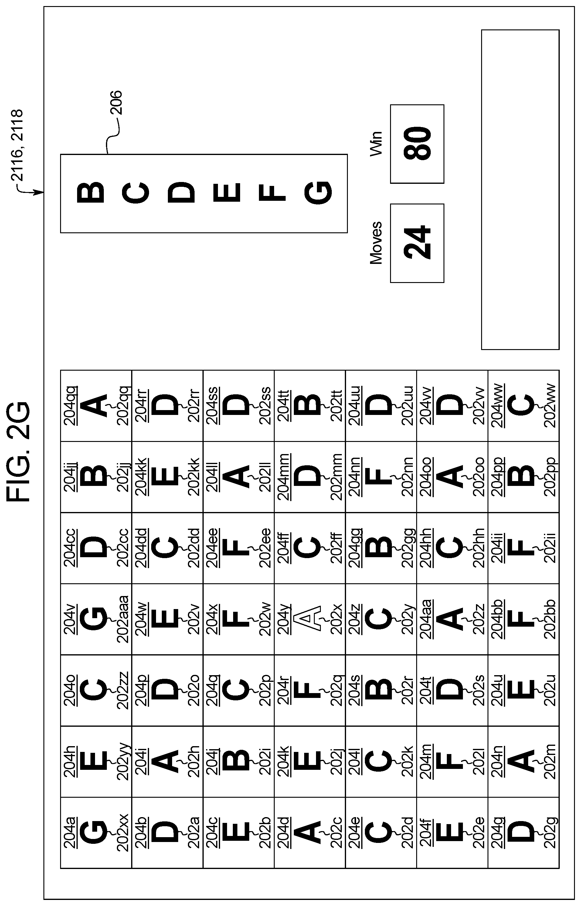 Patent US11783673 Figure 9 – Gaming system and method for determining awards based on matching symbols