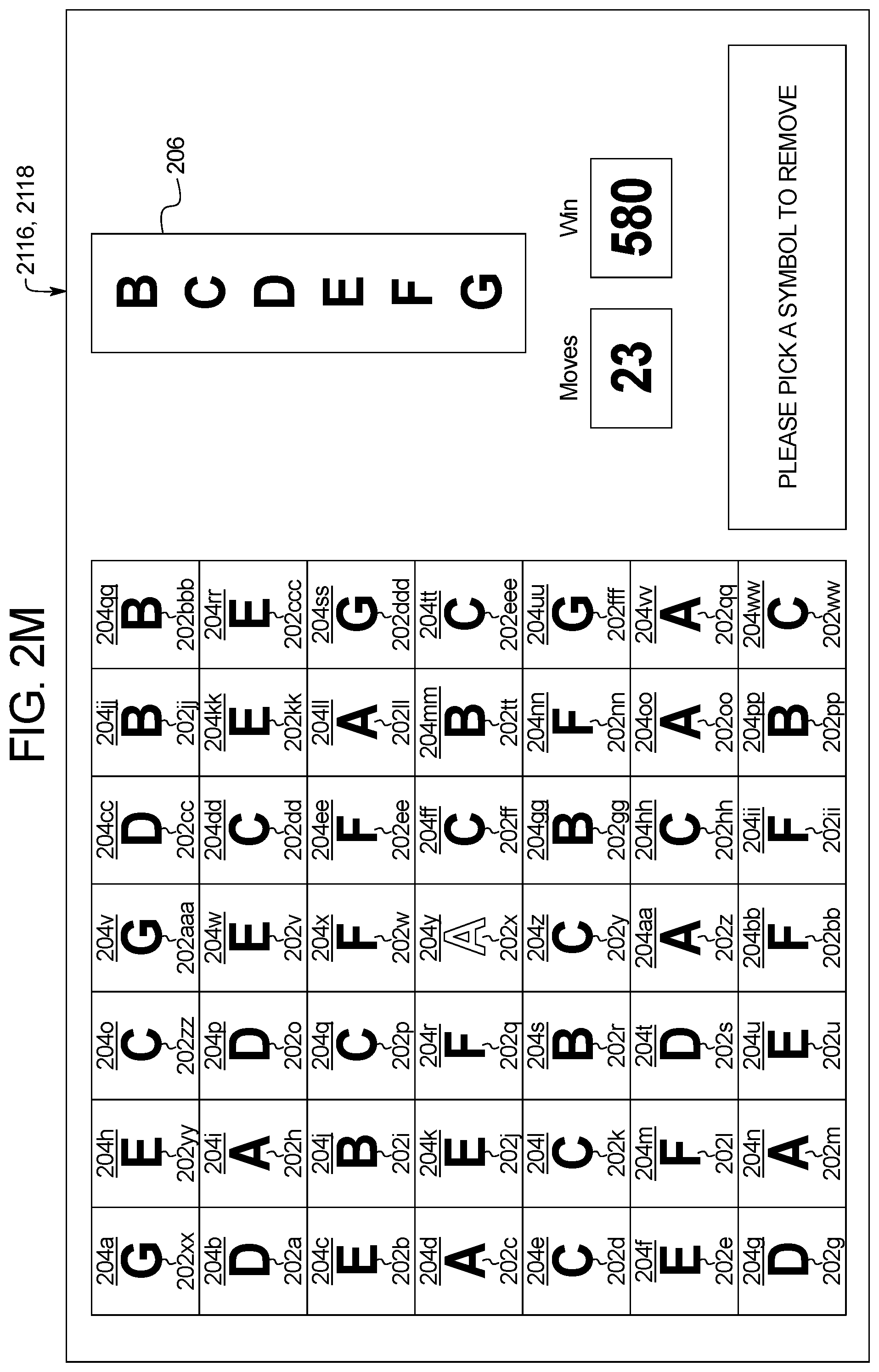 Patent US11783673 Figure 15 – Gaming system and method for determining awards based on matching symbols