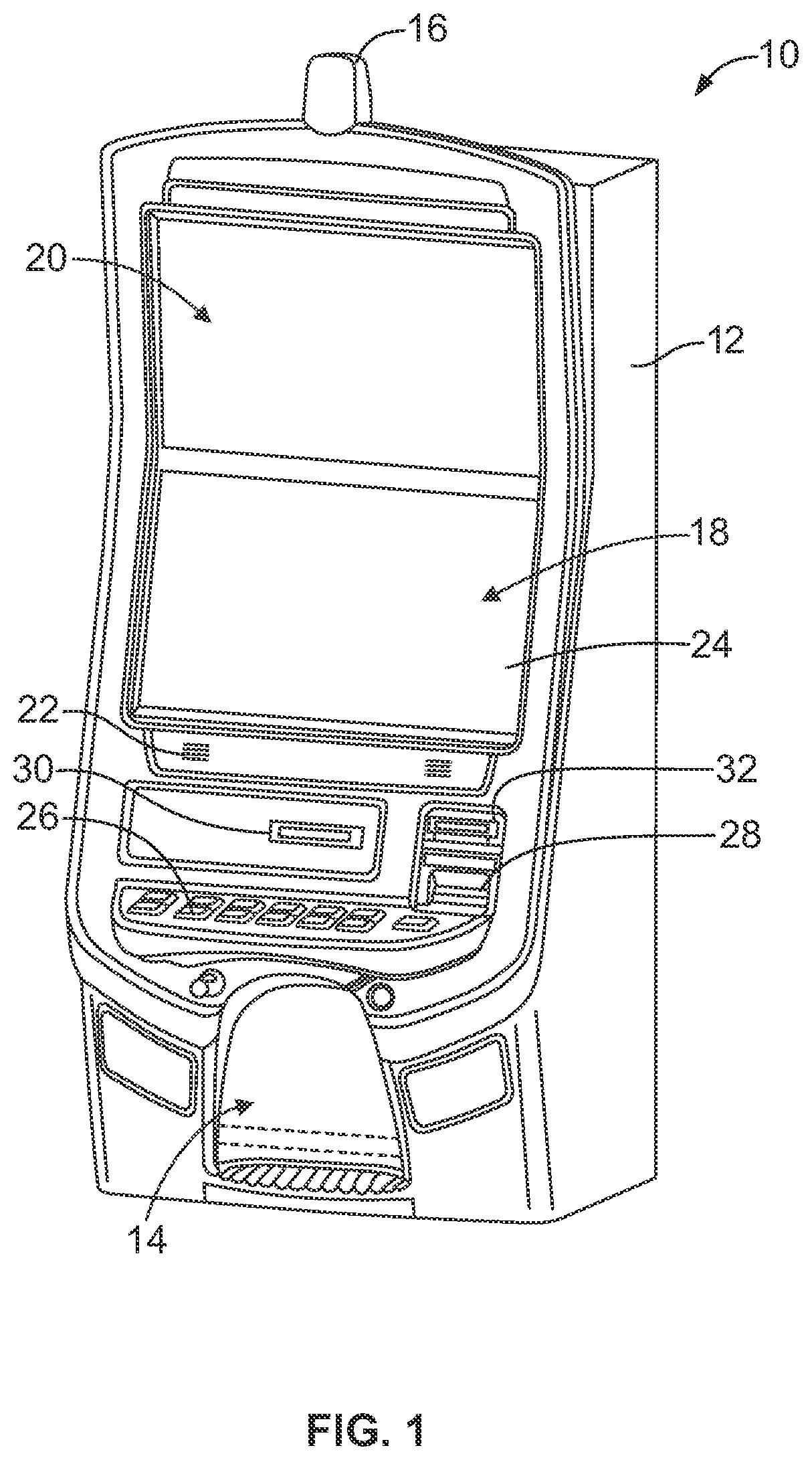 Patent US11783675 — Gaming systems and methods using dynamic modifiers — Figure 1